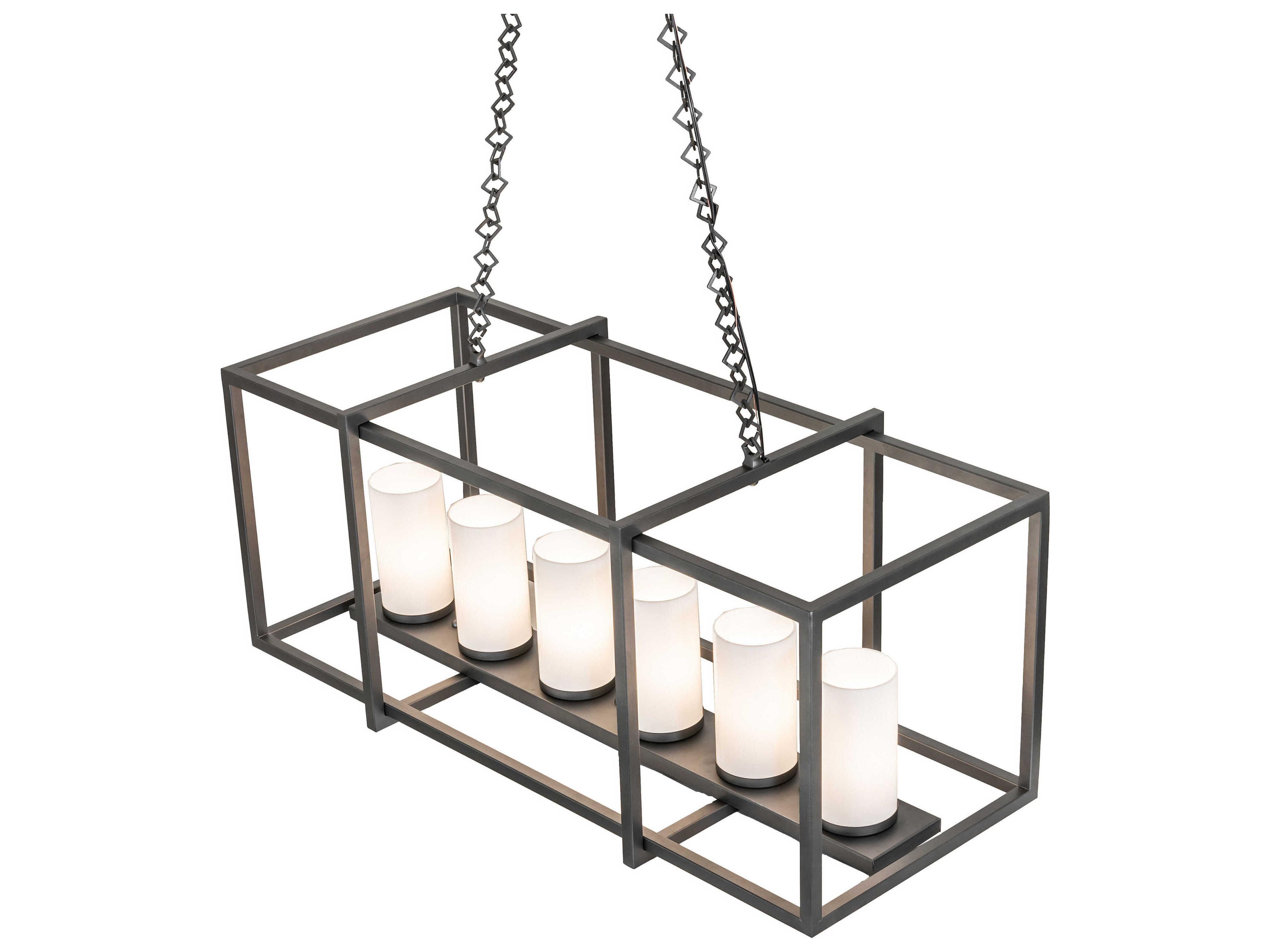 Meyda Kitzi 6-Light Wrought Iron Island Pendant