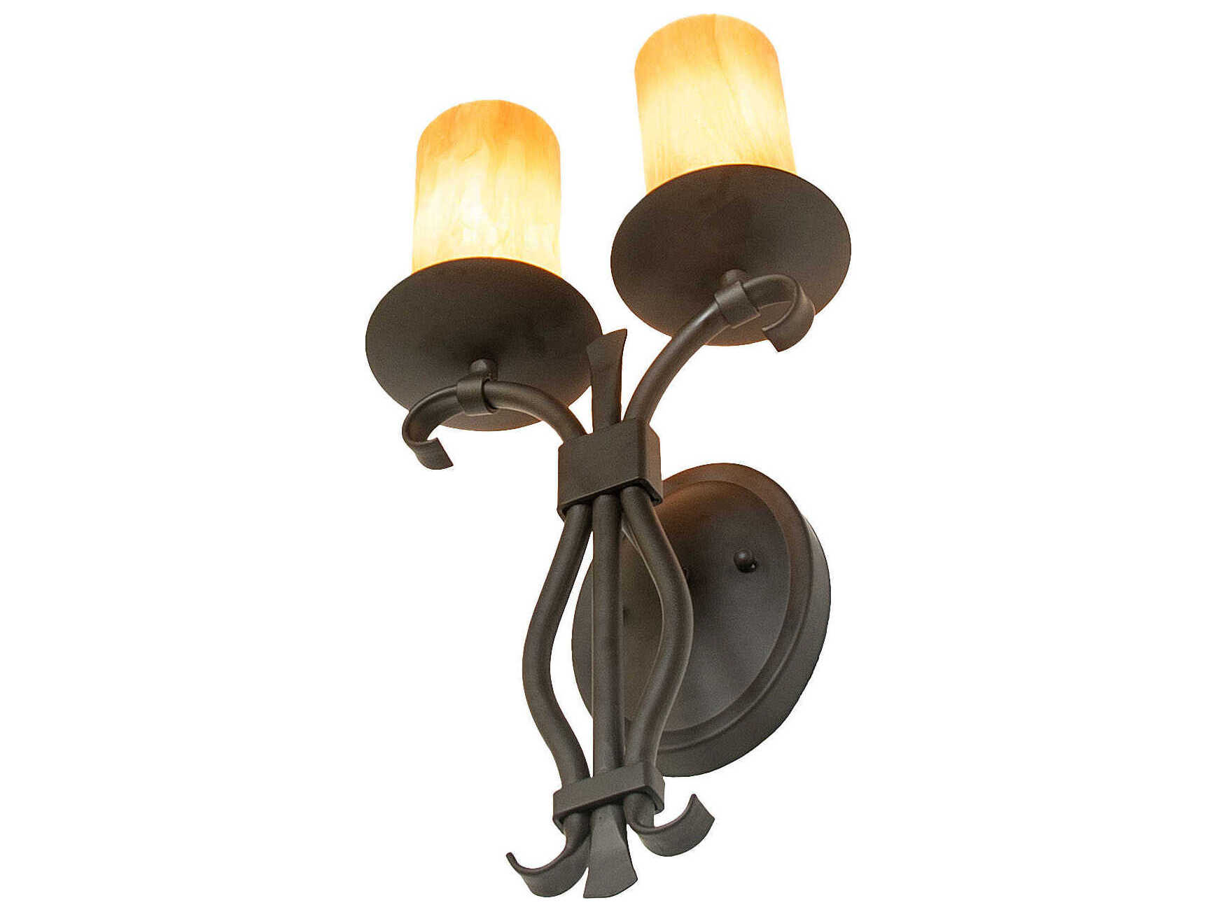 Meyda Juliana 2-Light Oil Rubbed Bronze Wall Sconce