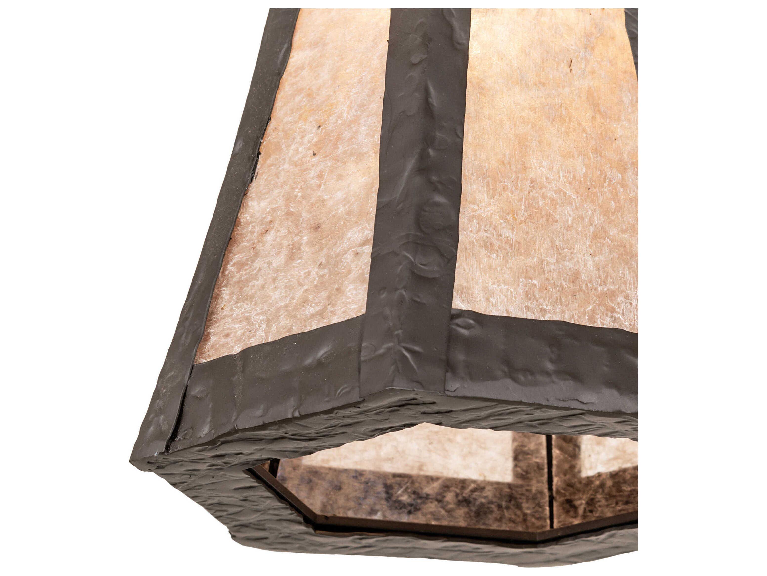 Meyda Lone Pine 1-Light Oil Rubbed Bronze Mini Pendant