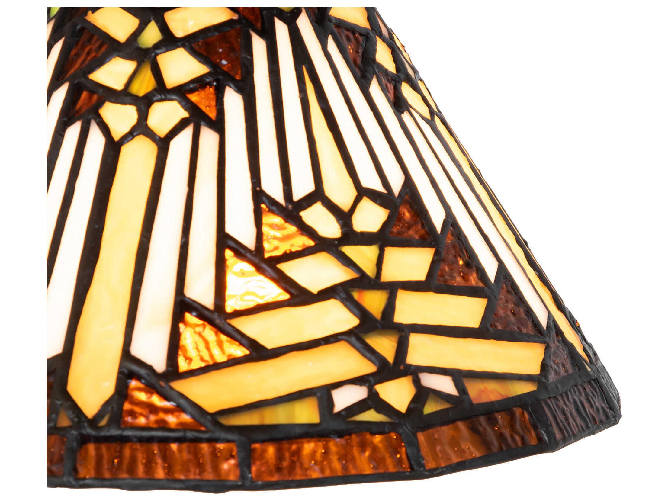 Meyda Nuevo 1-Light Mahogany Bronze Traditional Flush Mount
