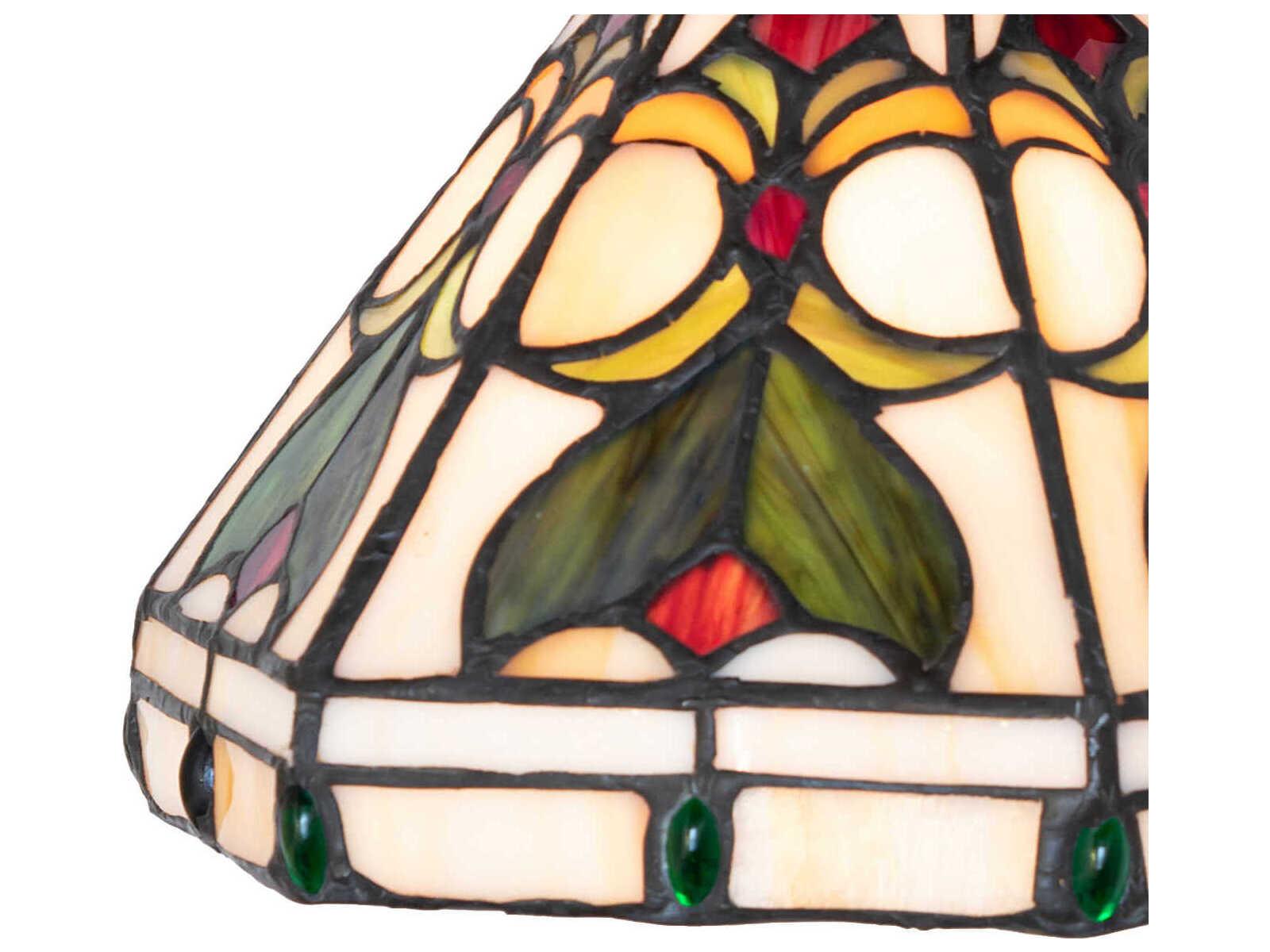 Meyda Middleton 1-Light Mahogany Bronze Traditional Flush Mount