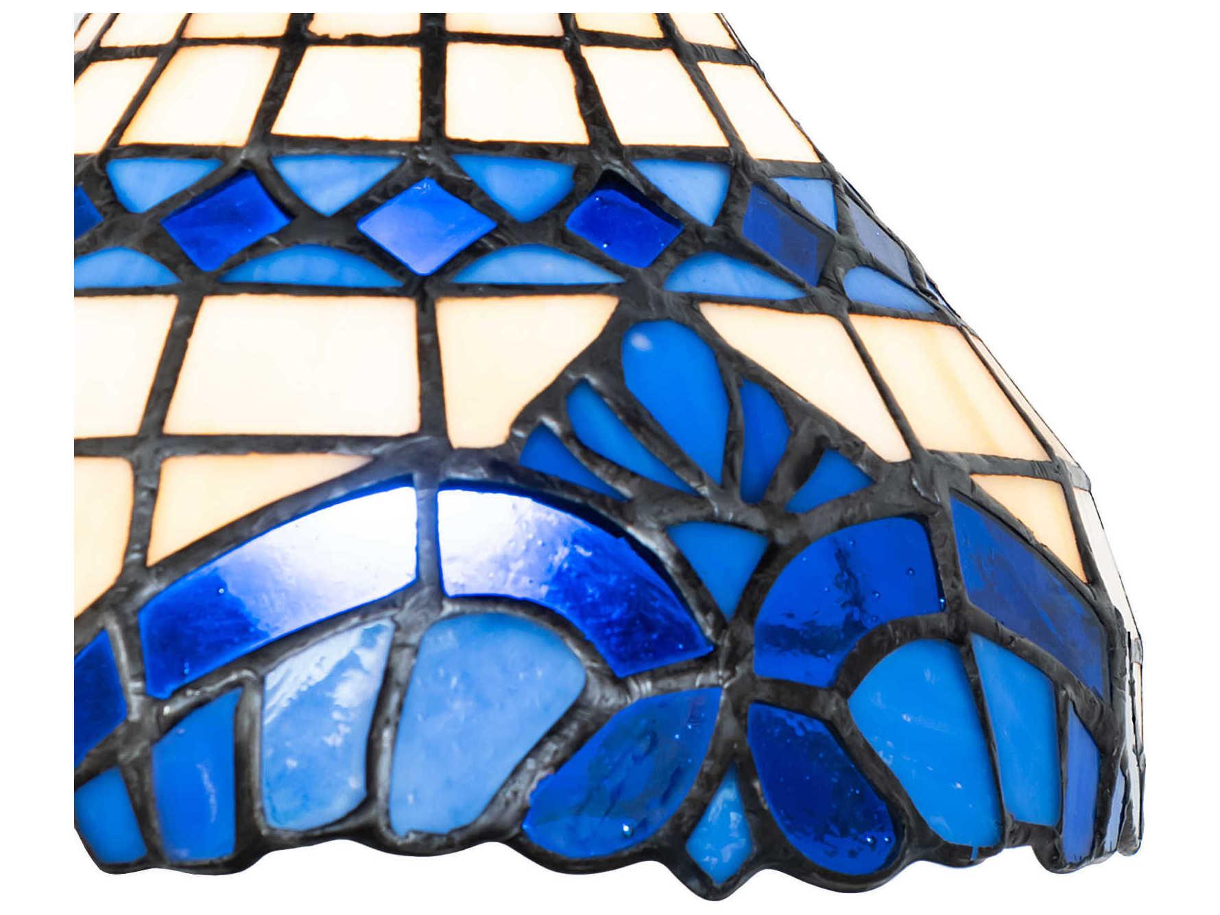 Meyda Baroque 1-Light Mahogany Bronze Traditional Flush Mount