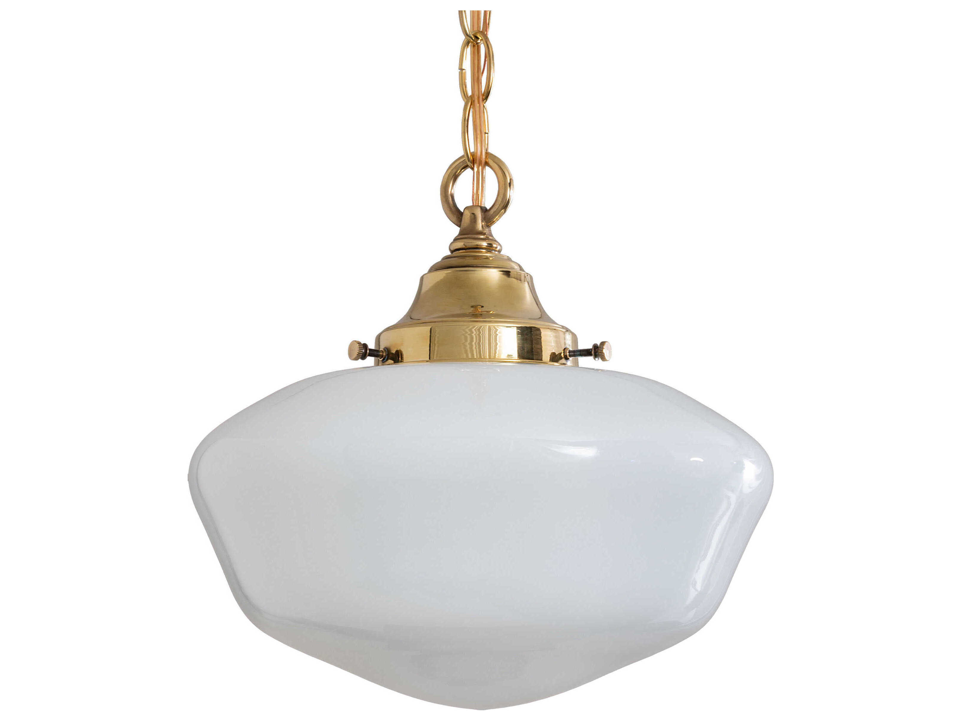Meyda Revival 1-Light Polished Brass Traditional Mini Pendant