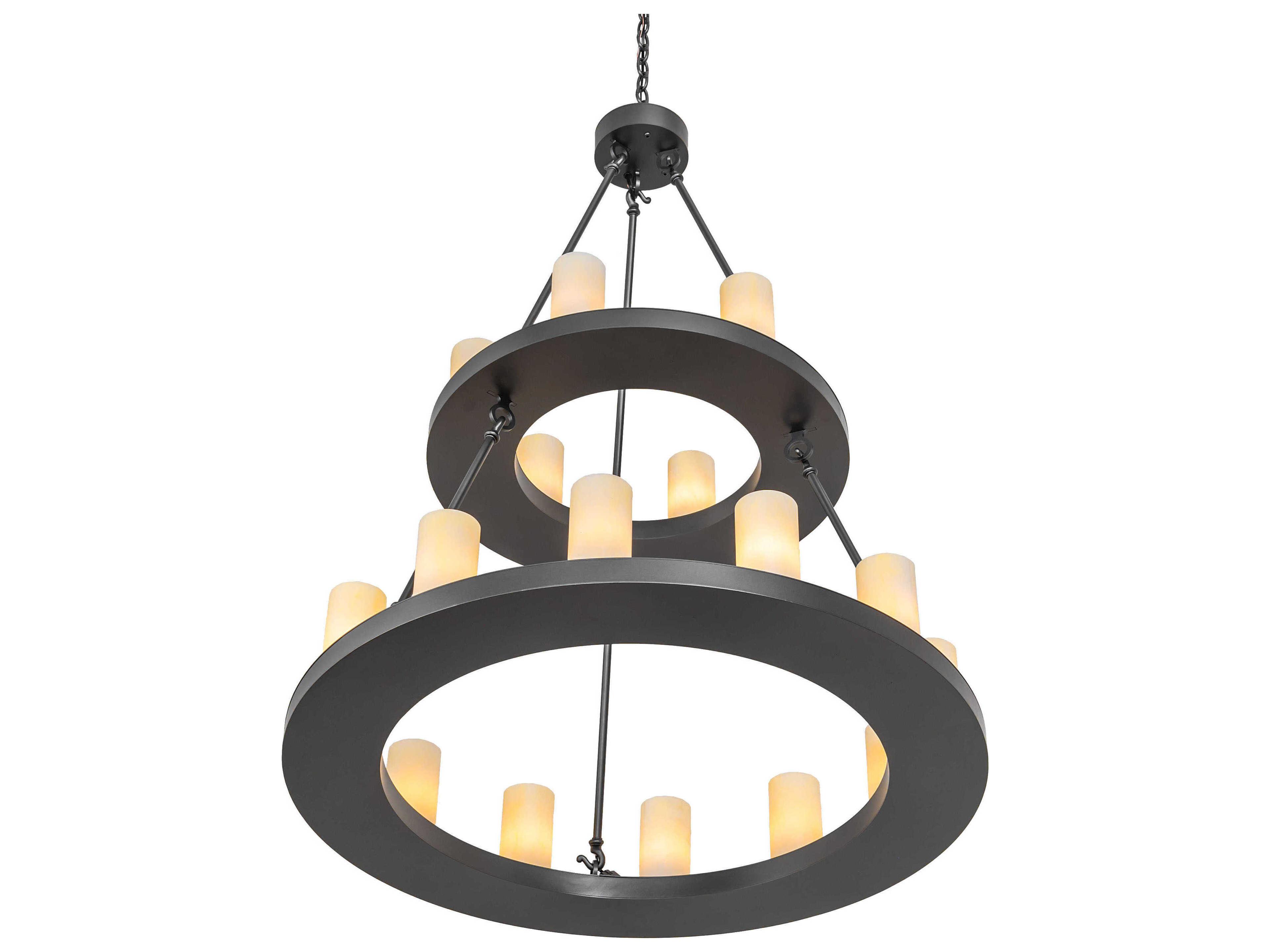 Meyda Loxley 18-Light Wrought Iron Chandelier