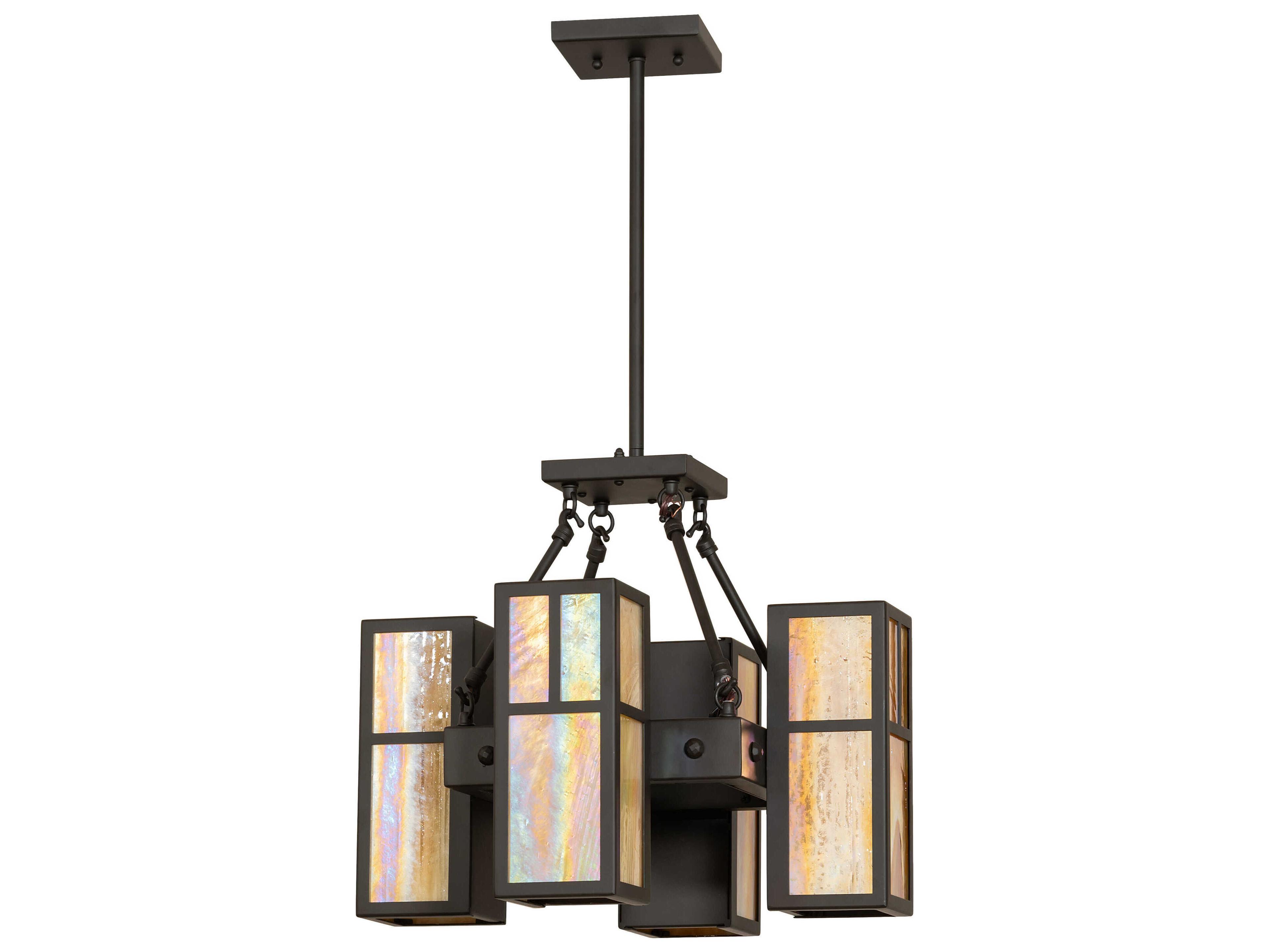 Meyda Hyde Park 8-Light Oil Rubbed Bronze Pendant