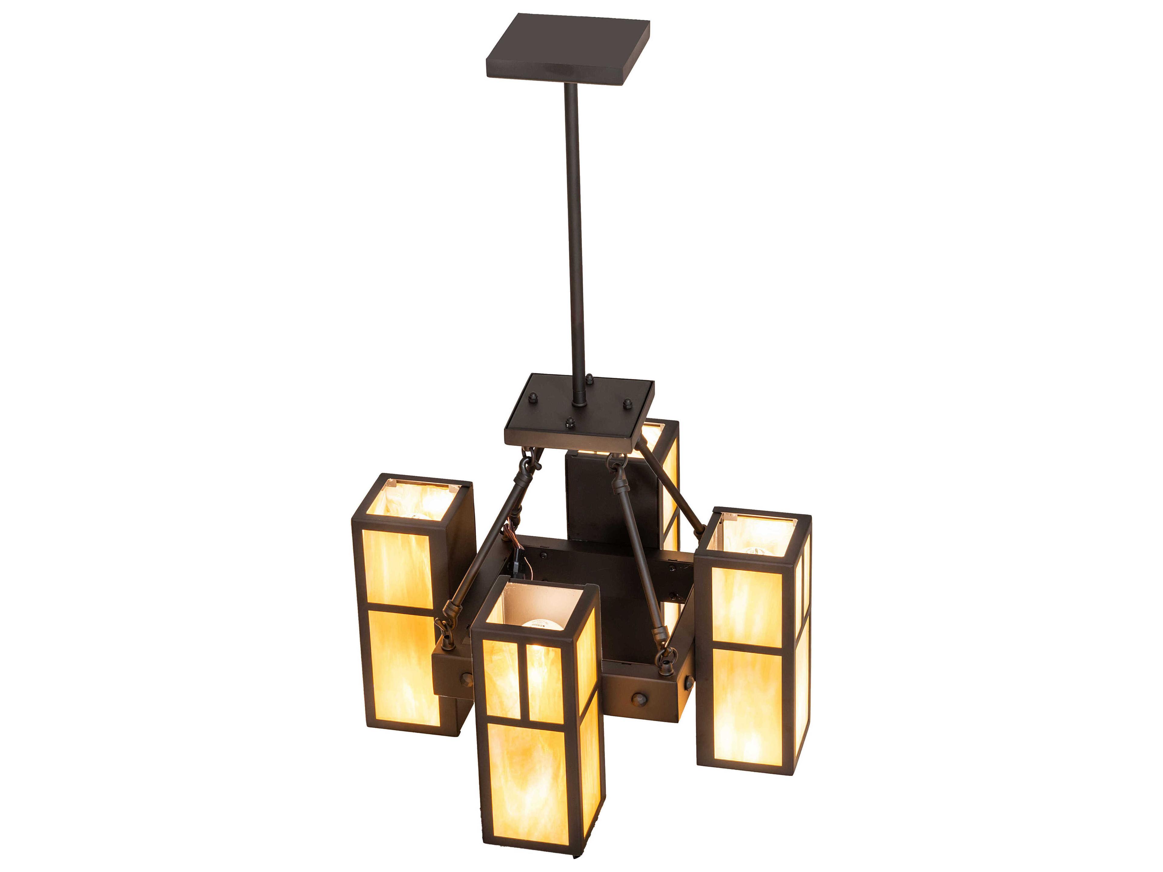 Meyda Hyde Park 8-Light Oil Rubbed Bronze Pendant
