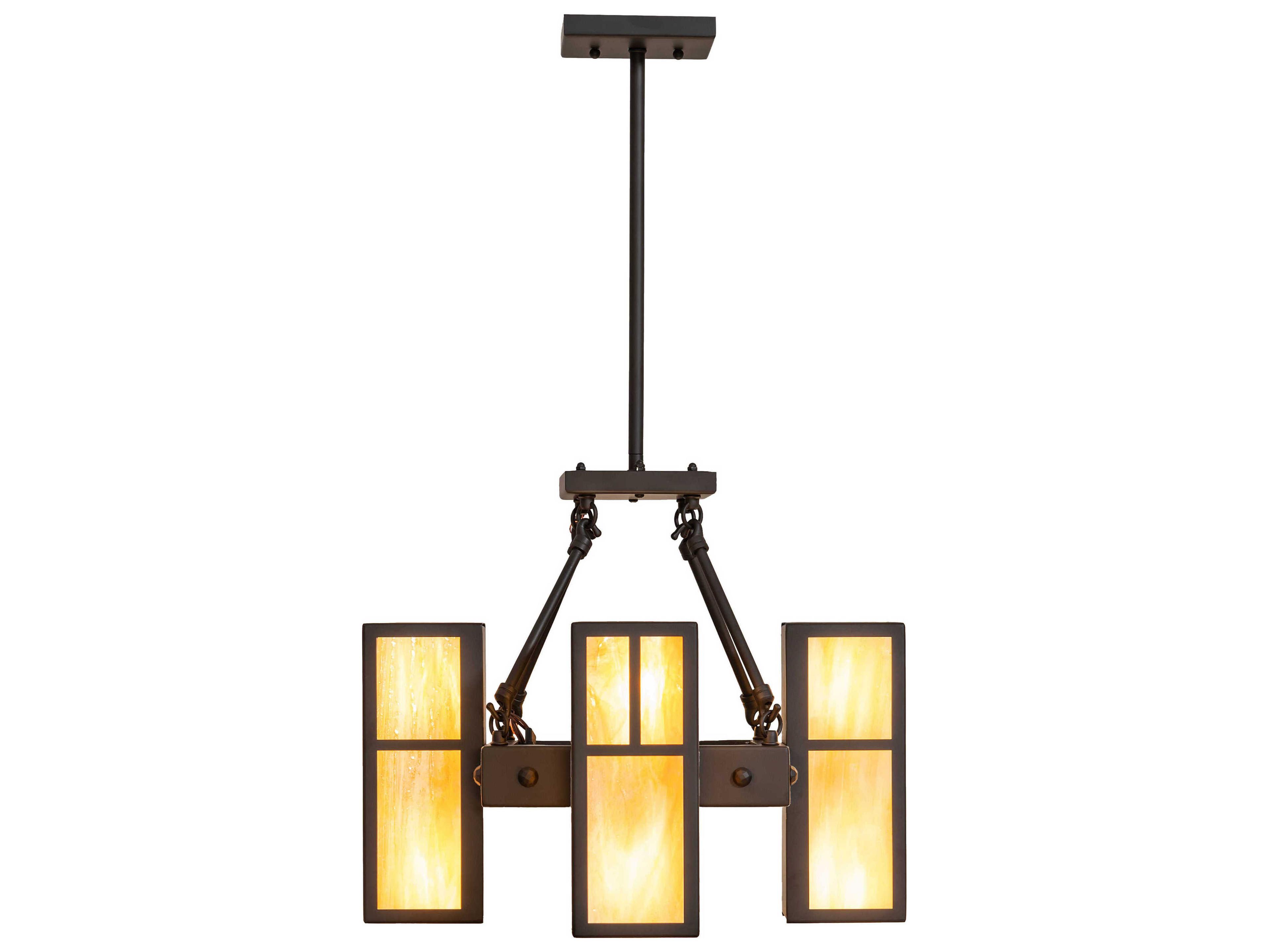 Meyda Hyde Park 8-Light Oil Rubbed Bronze Pendant