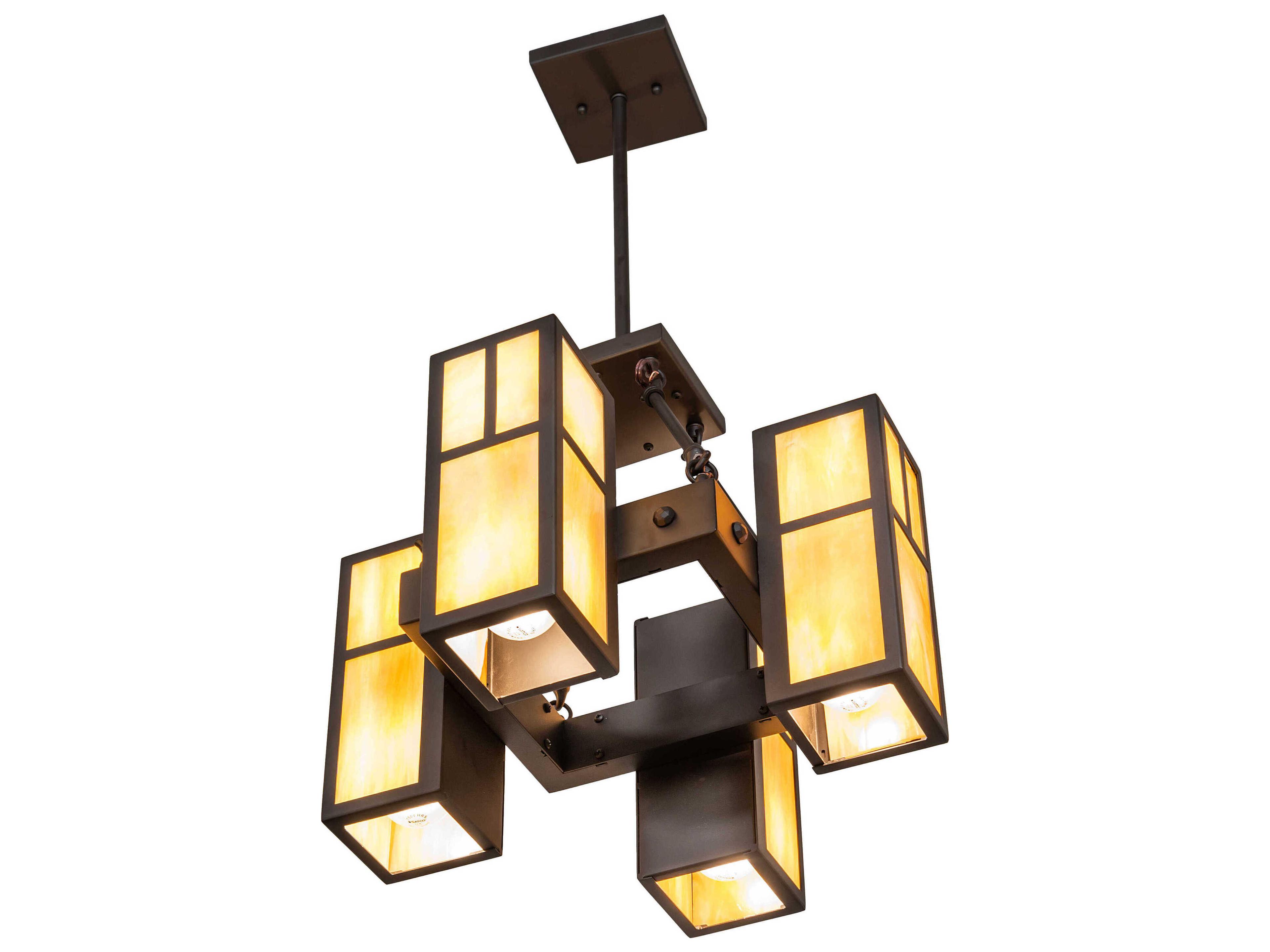 Meyda Hyde Park 8-Light Oil Rubbed Bronze Pendant