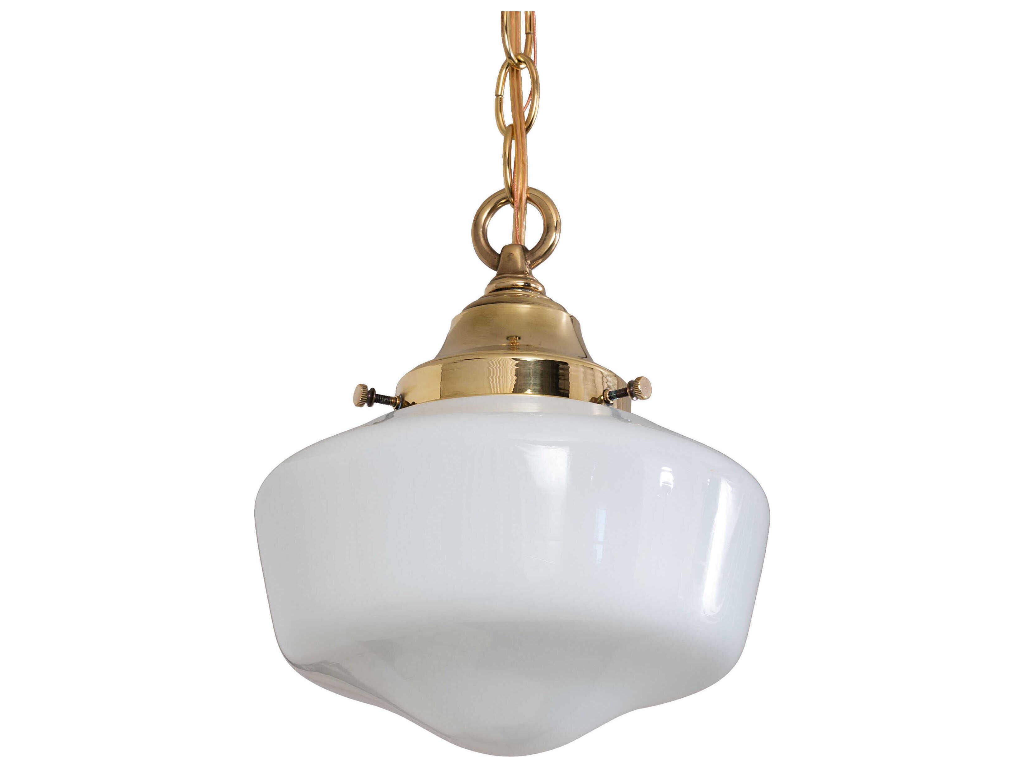 Meyda Revival 1-Light Polished Brass Traditional Mini Pendant