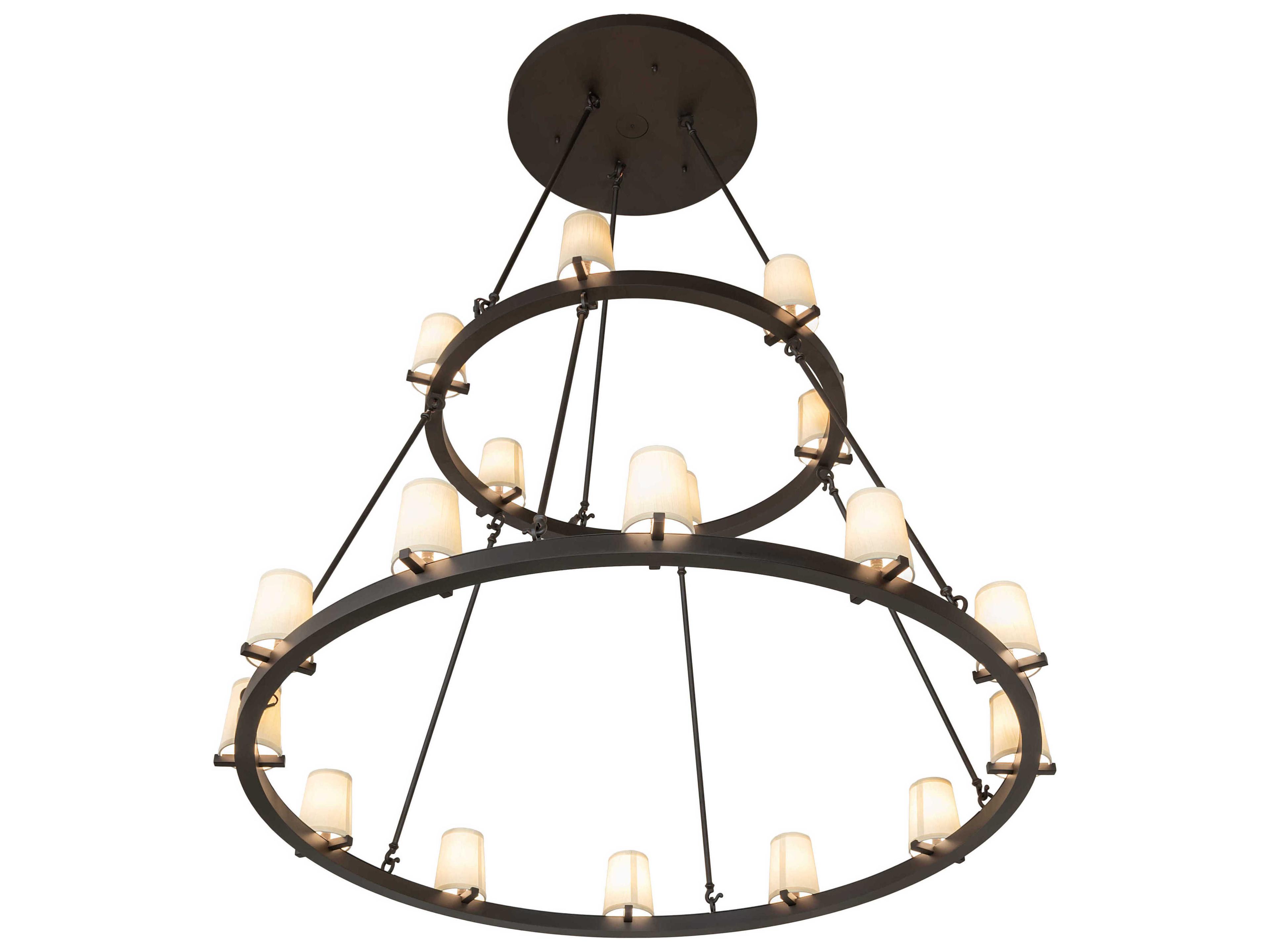 Meyda Loxley 18-Light Oil Rubbed Bronze Chandelier