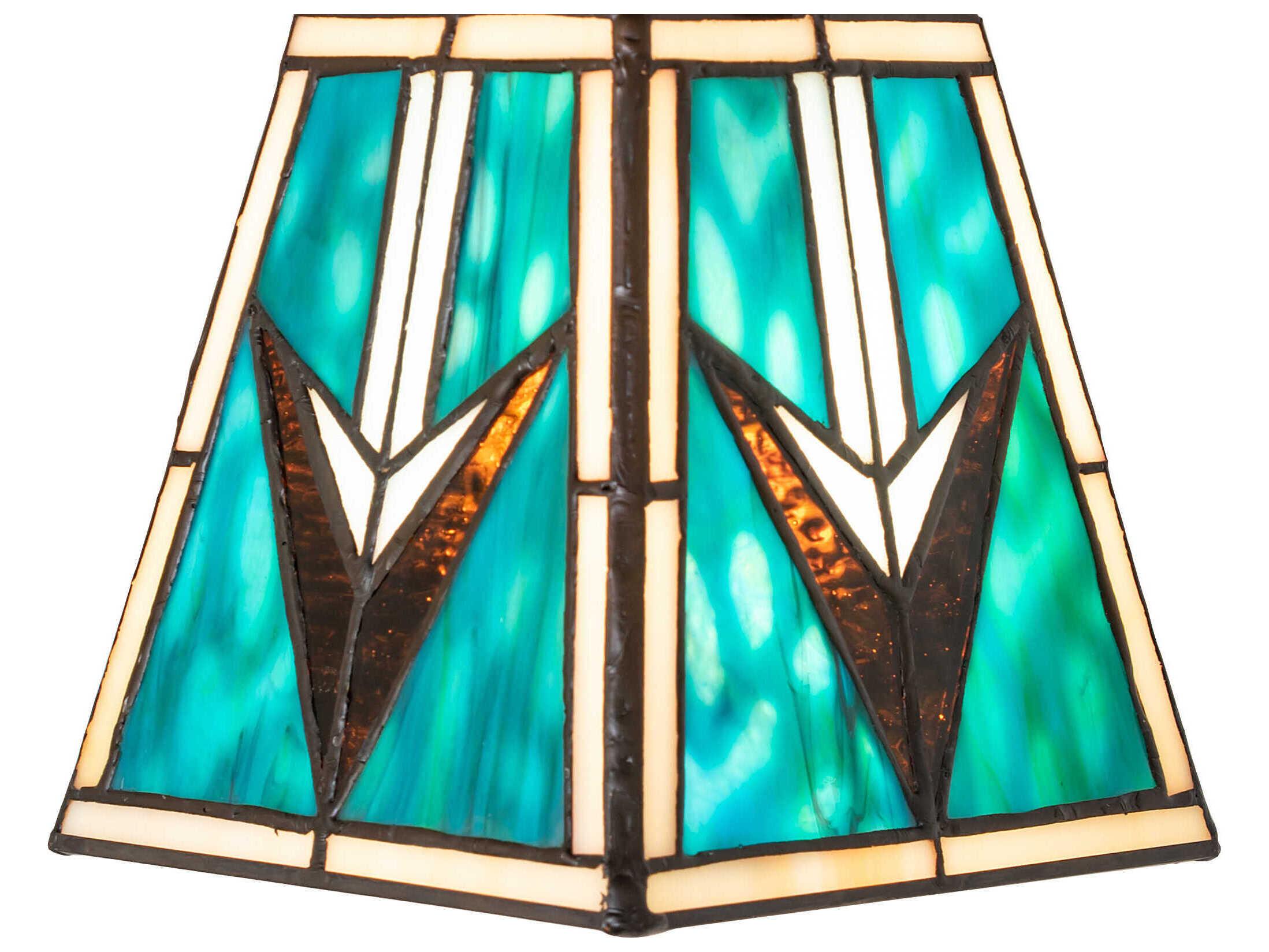 Meyda Valencia 1-Light Bronze Traditional Flush Mount