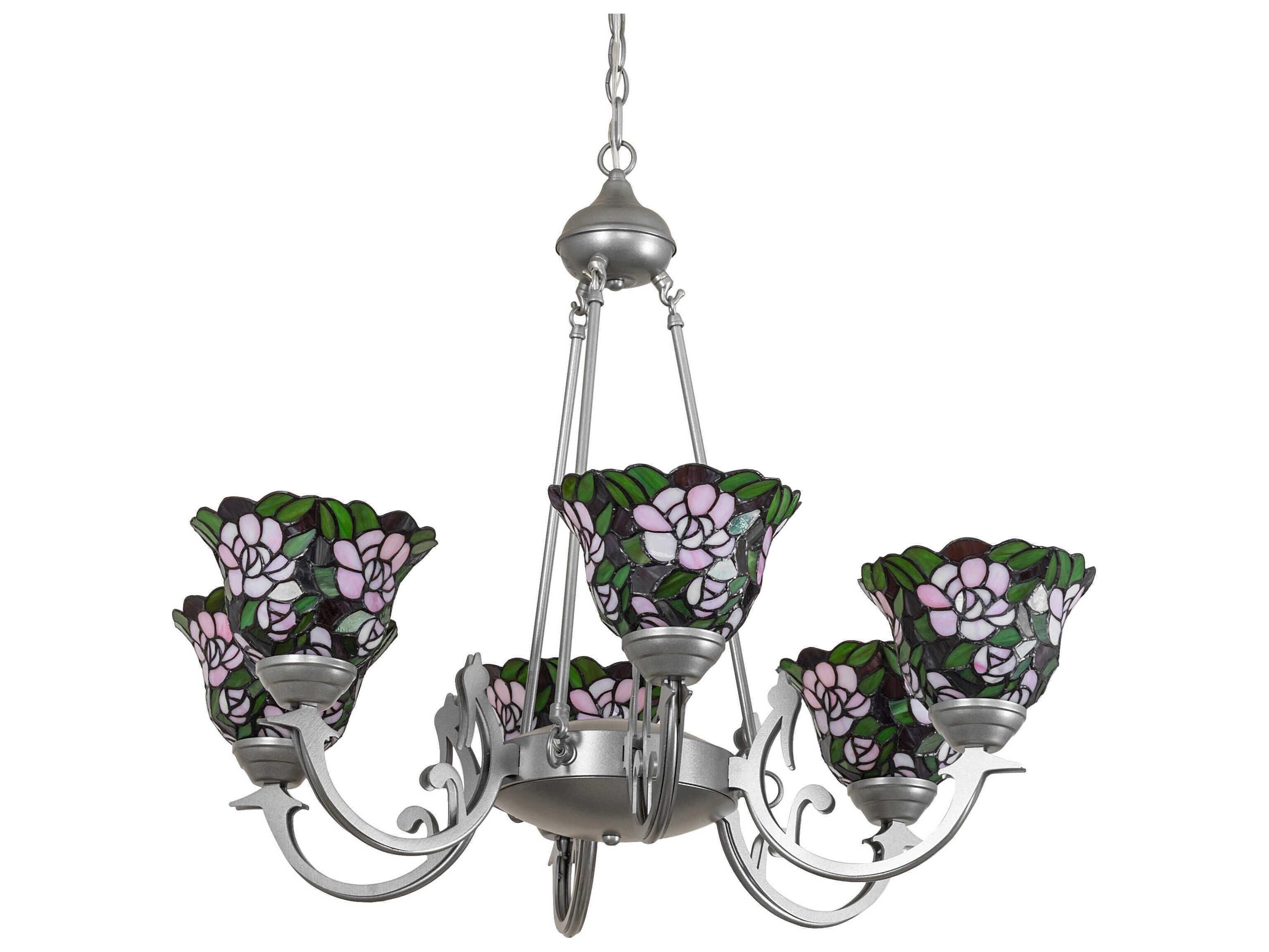 Meyda Begonia 6-Light Light Sandstone Chandelier