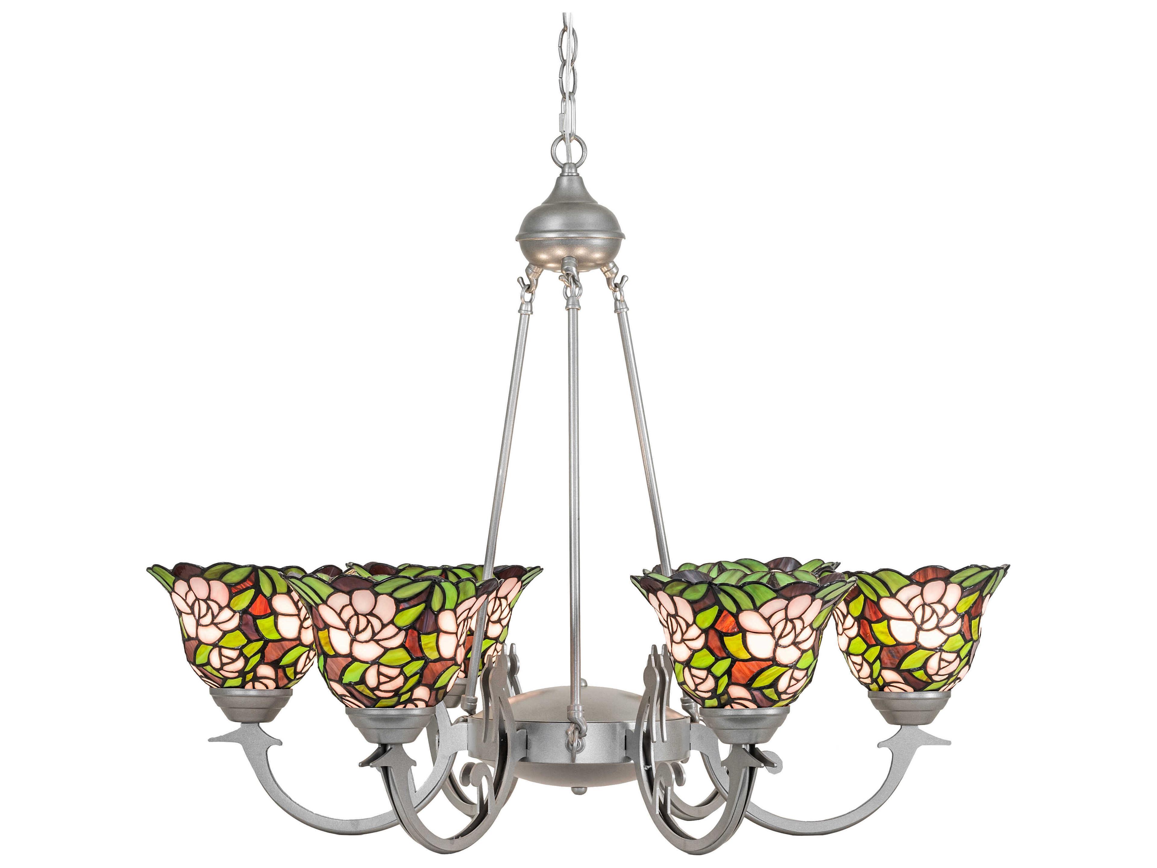 Meyda Begonia 6-Light Light Sandstone Chandelier