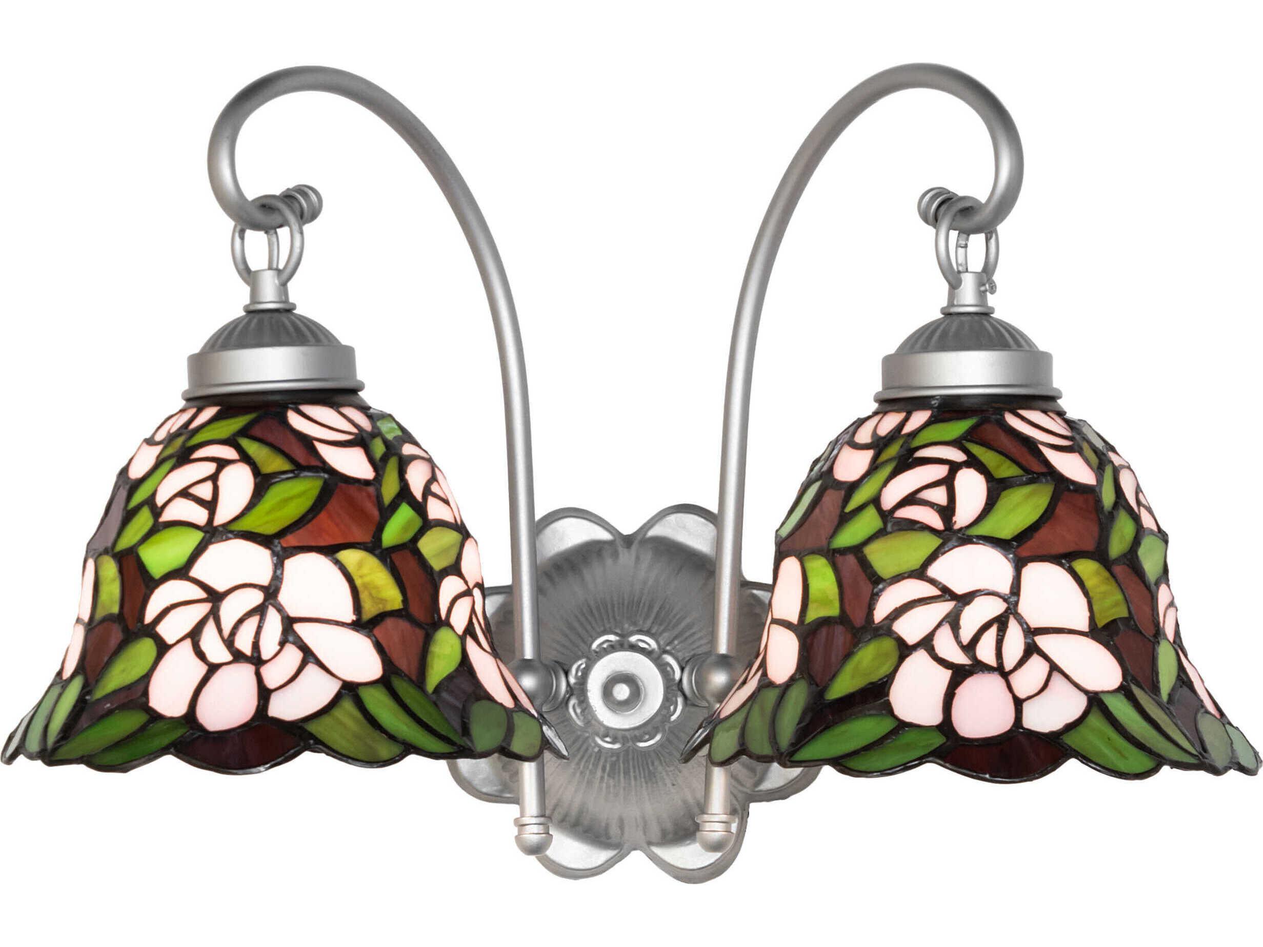 Meyda Begonia 2-Light Light Sandstone Wall Sconce