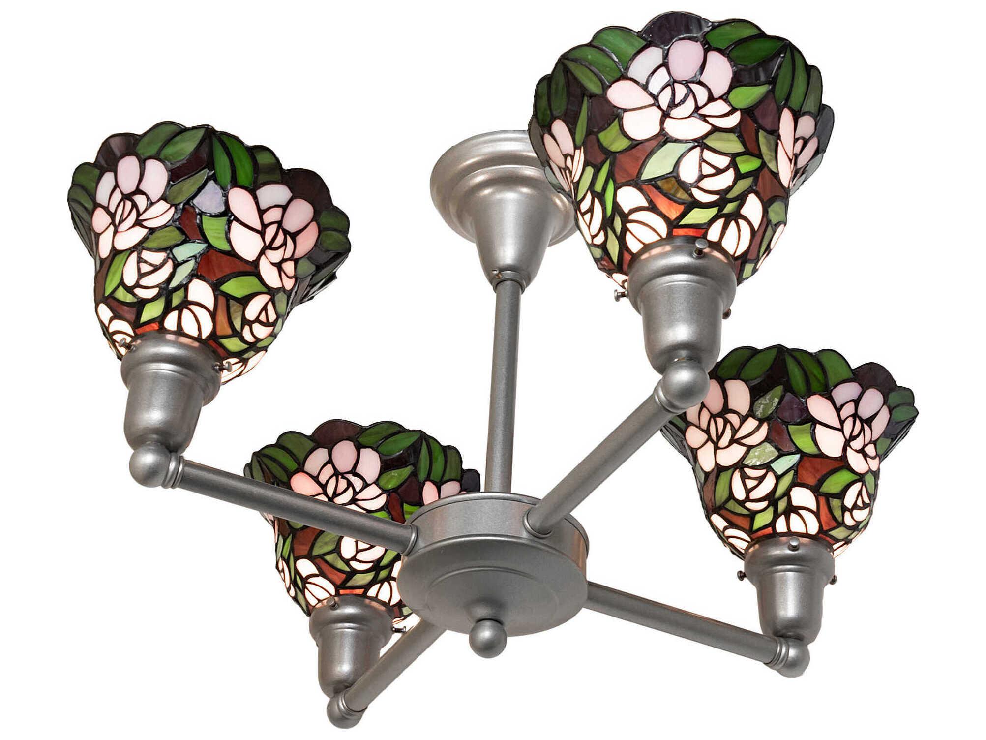 Meyda Begonia 4-Light Light Sandstone Chandelier