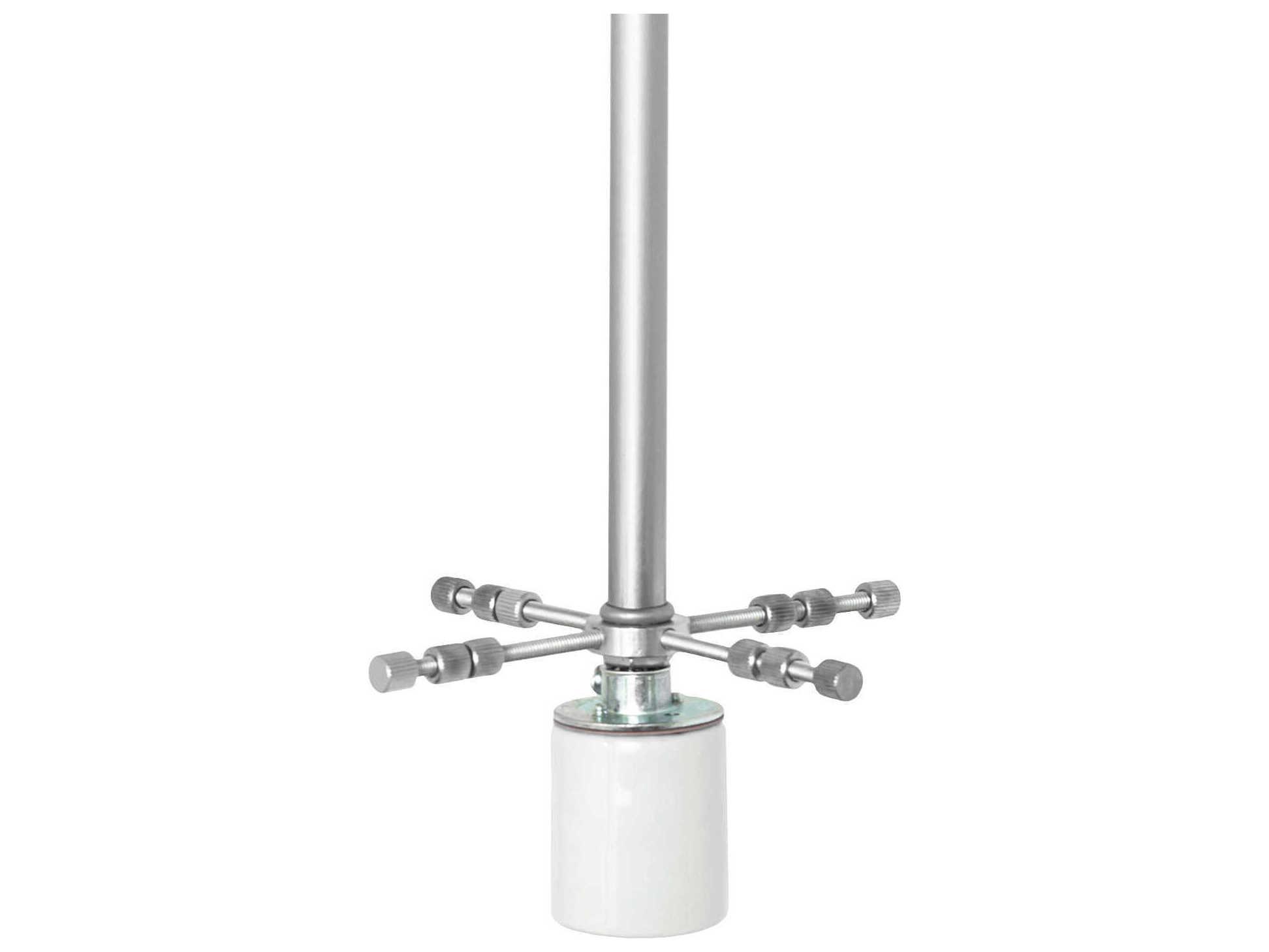 Meyda Cilindro 1-Light Brushed Nickel Mini Pendant