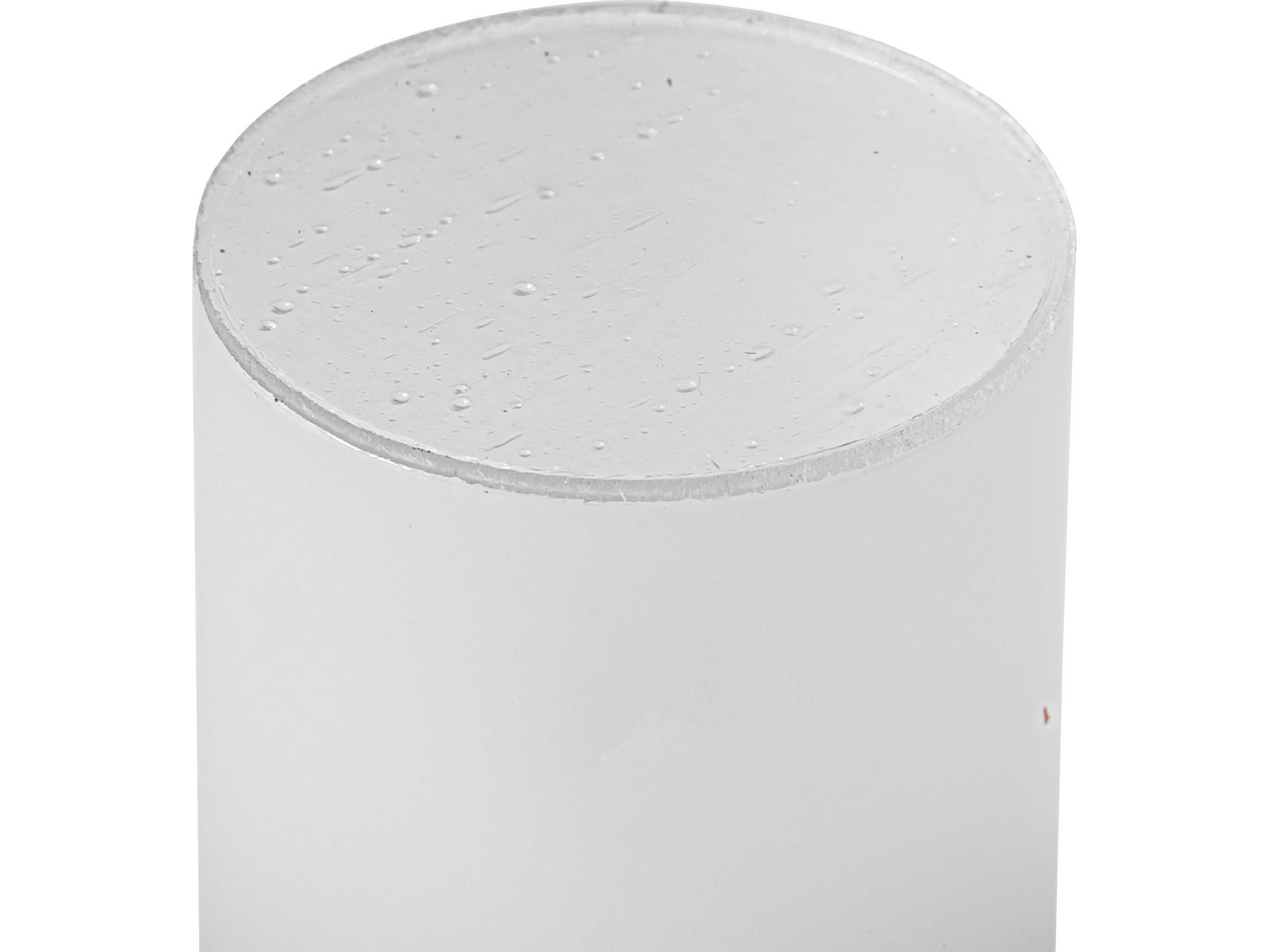 Meyda Cilindro Clear Frosted Glass & Rainstone Idalight