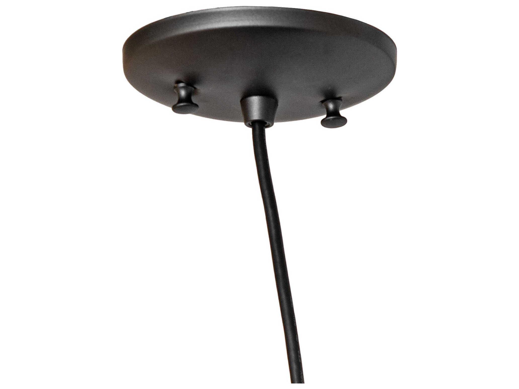 Meyda Cilindro 1-Light Wrought Iron Mini Pendant