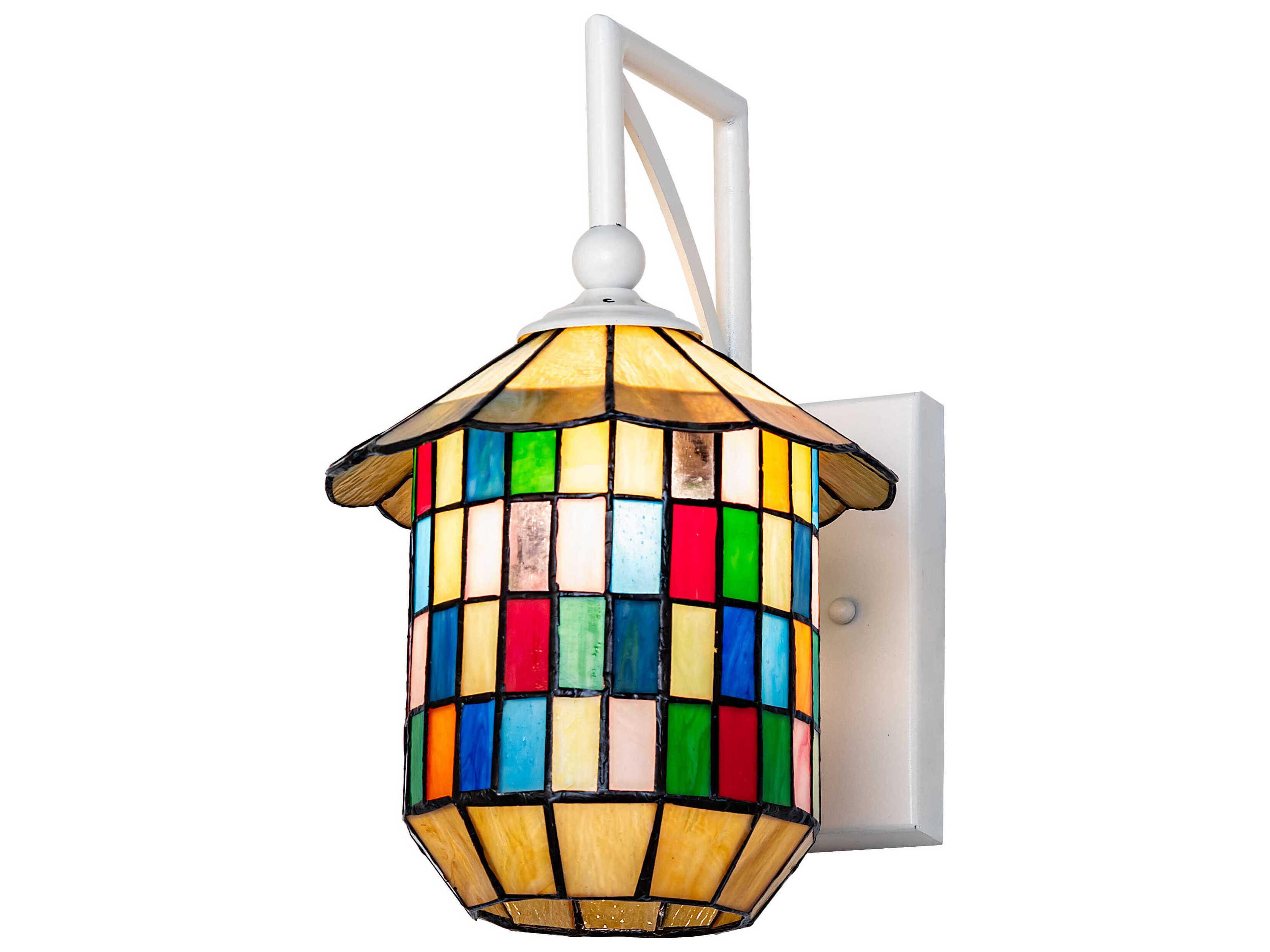 Meyda Meyer 1-Light White Wall Sconce