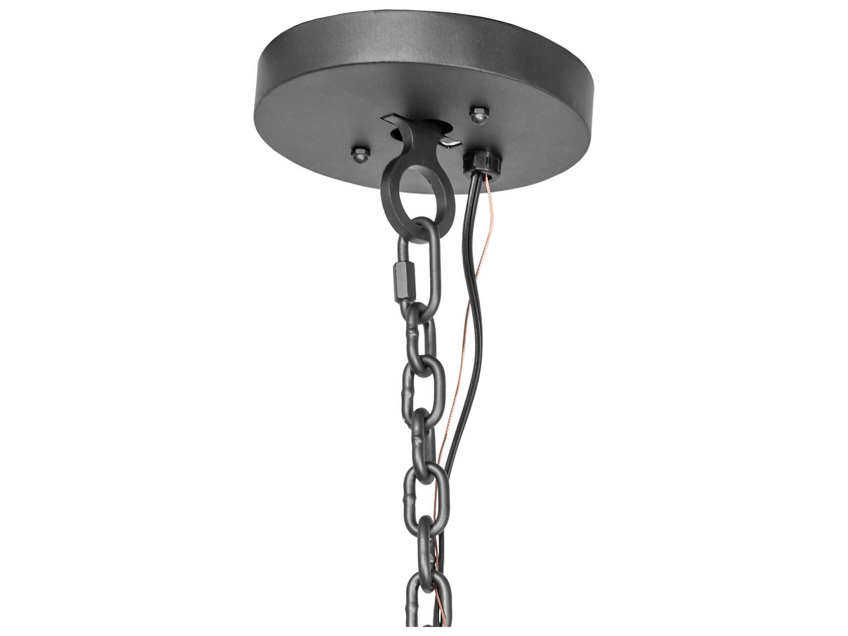 Meyda Barrel Stave Metallo 10-Light Wrought Iron Chandelier