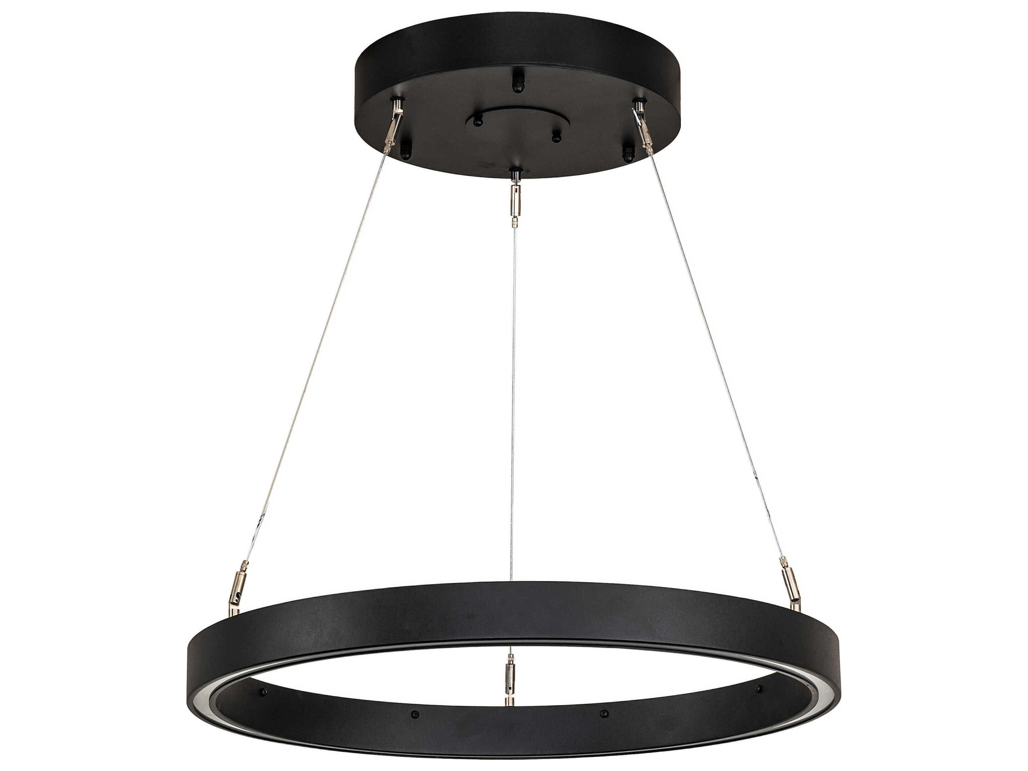 Meyda Anillo Textured Black Pendant