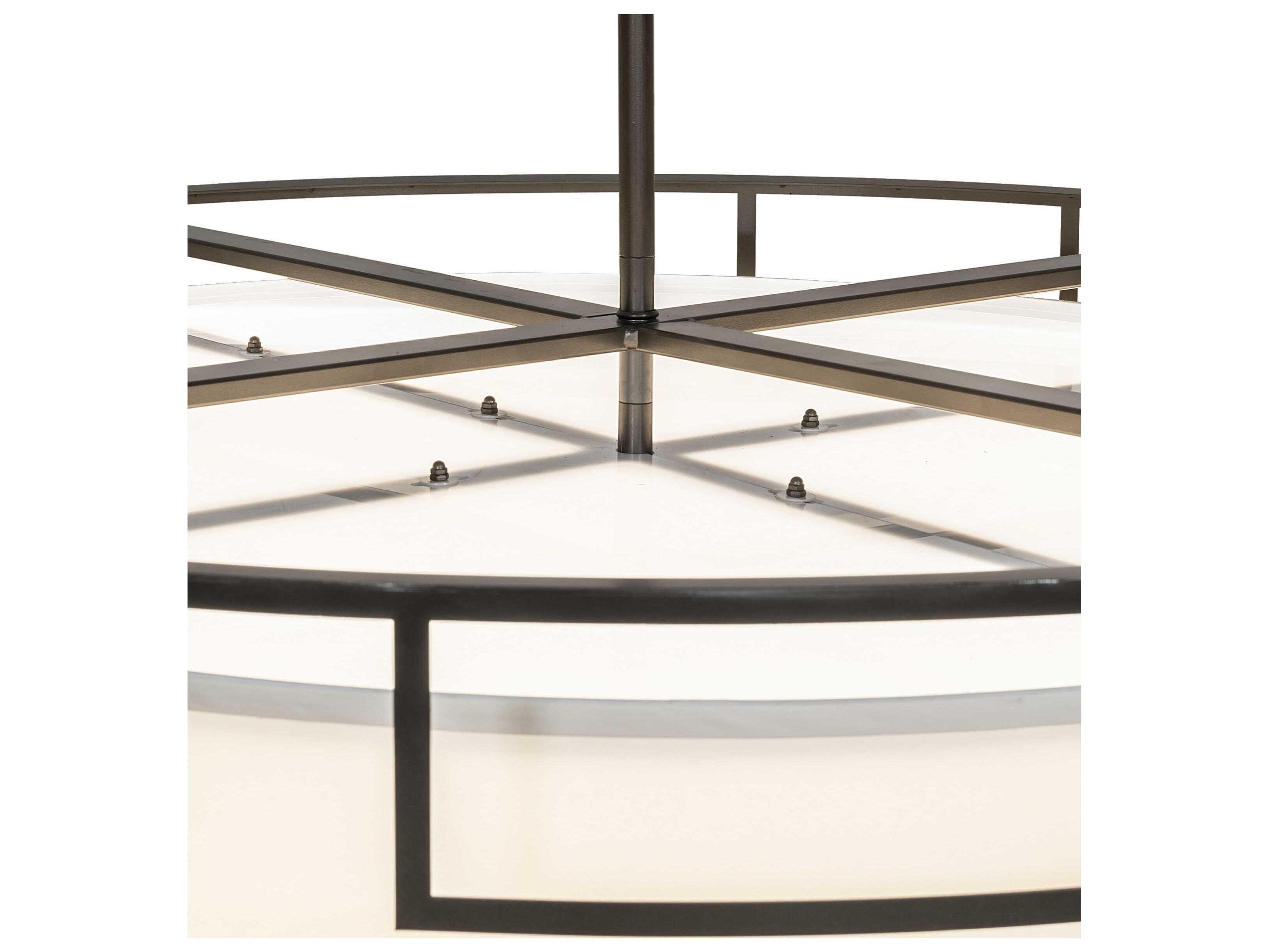 Meyda Cilindro 6-Light Bronze Pendant