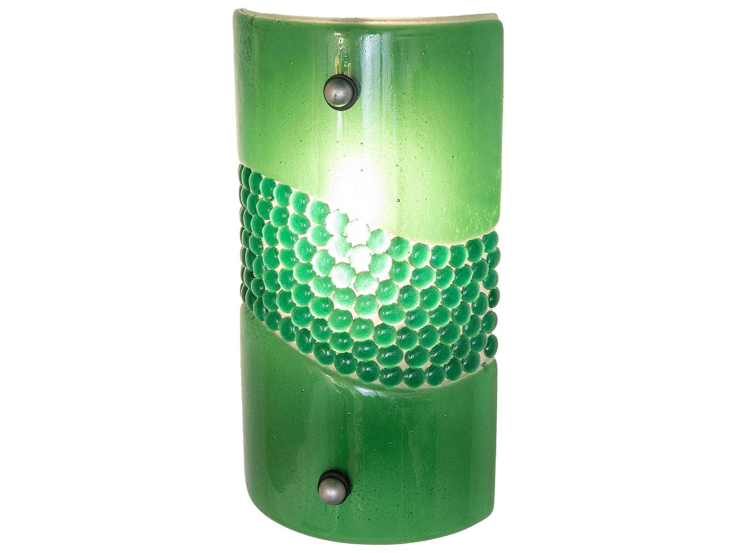 Meyda Metro Fusion 1-Light Nickel Wall Sconce