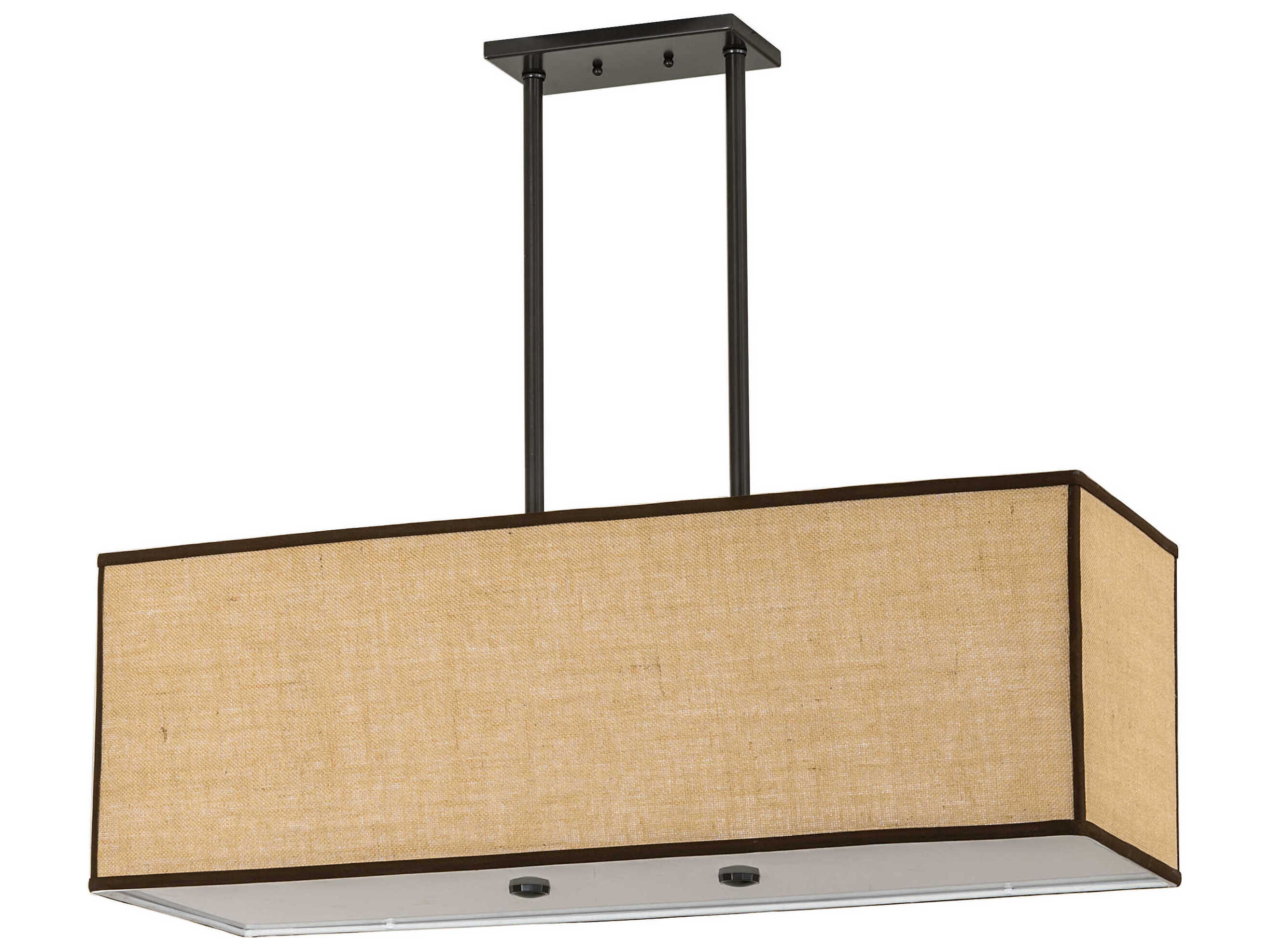 Meyda Quadrato 5-Light Timeless Bronze Island Pendant