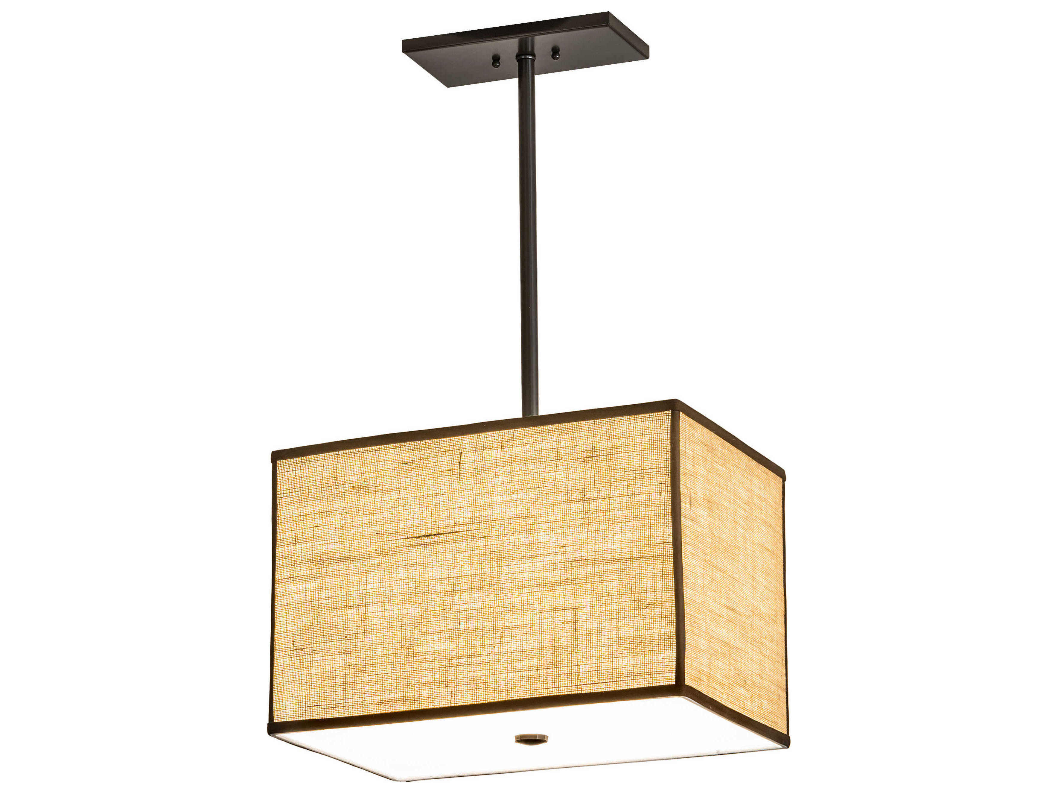 Meyda Quadrato 2-Light Timeless Bronze Pendant