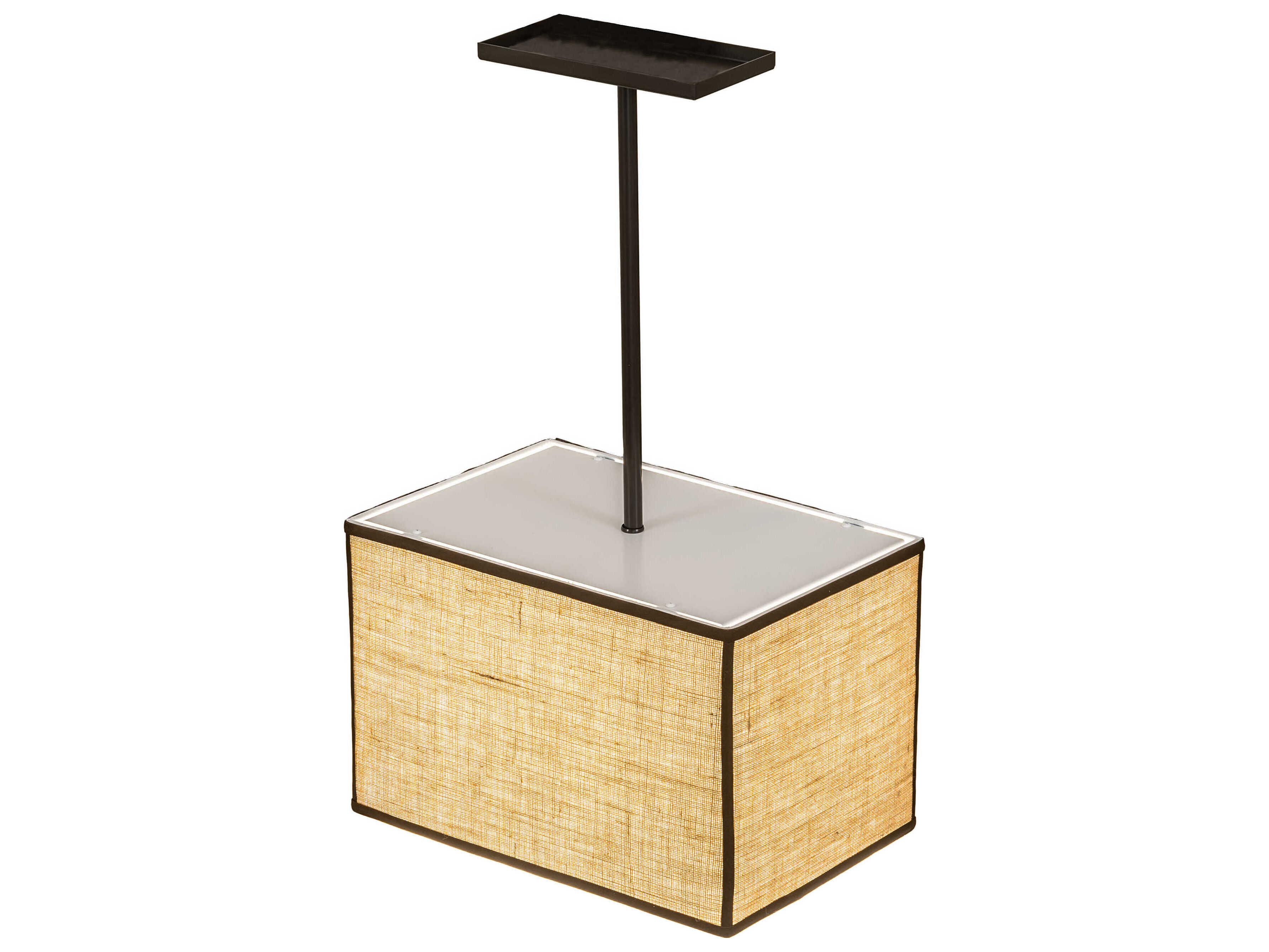 Meyda Quadrato 2-Light Timeless Bronze Pendant