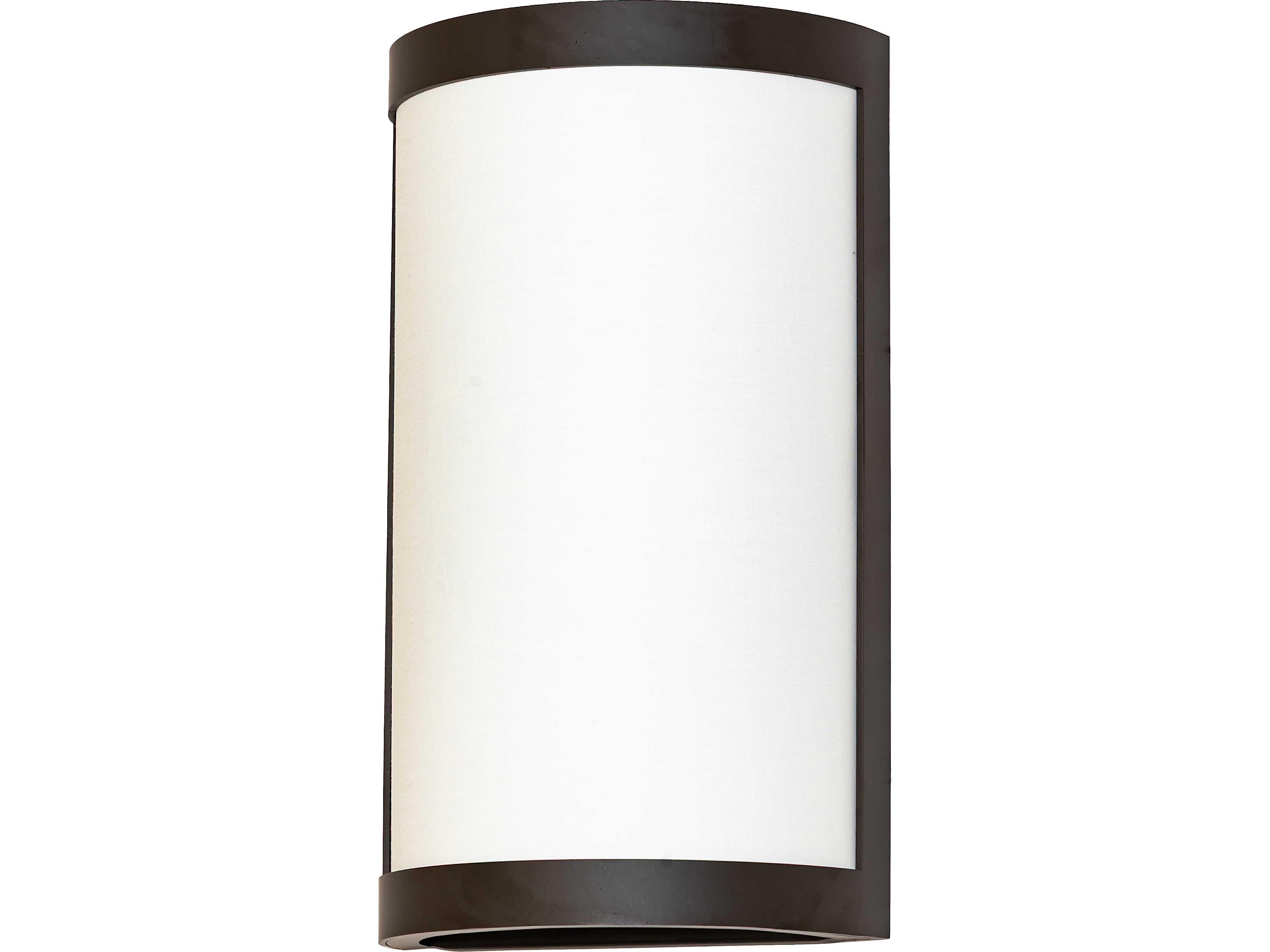 Meyda Cilindro 2-Light Natural Hardbacked Textrene Bronze Wall Sconce