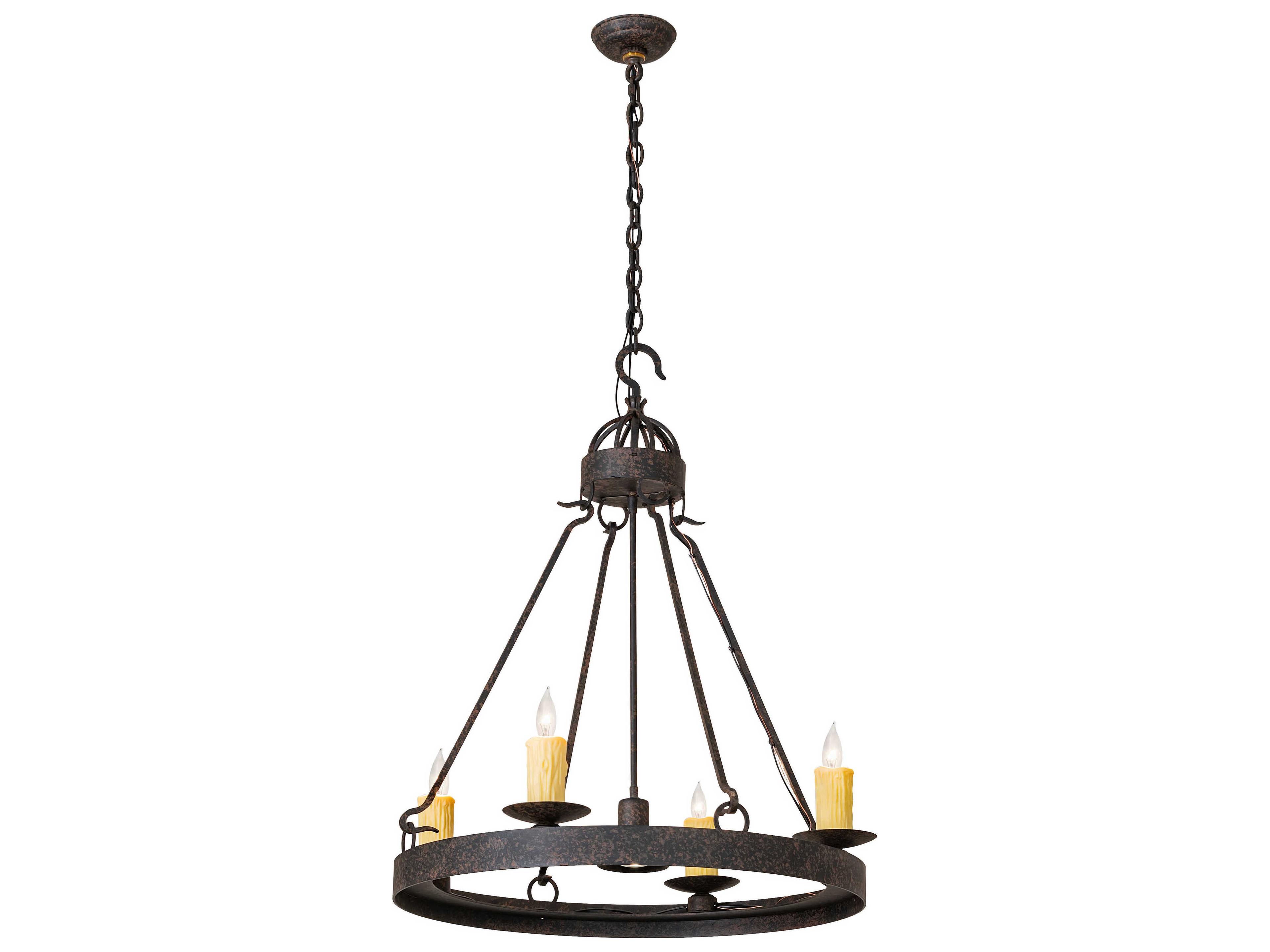 Meyda Lakeshore 5-Light Coffee Bean Chandelier