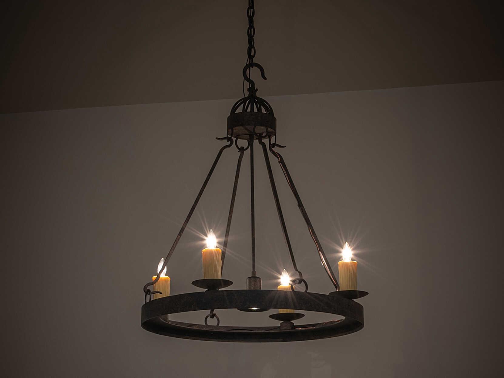 Meyda Lakeshore 5-Light Coffee Bean Chandelier