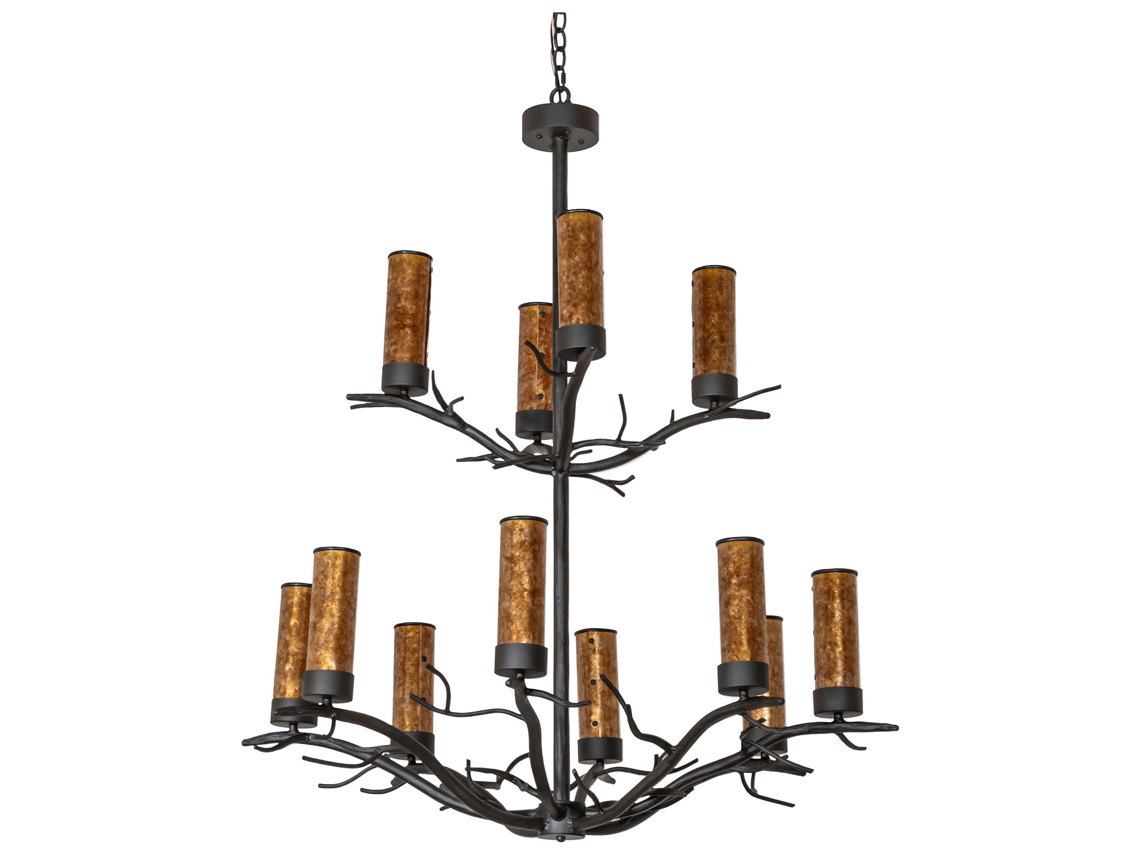 Meyda Winter Solstice 12-Light Oil Rubbed Bronze Chandelier