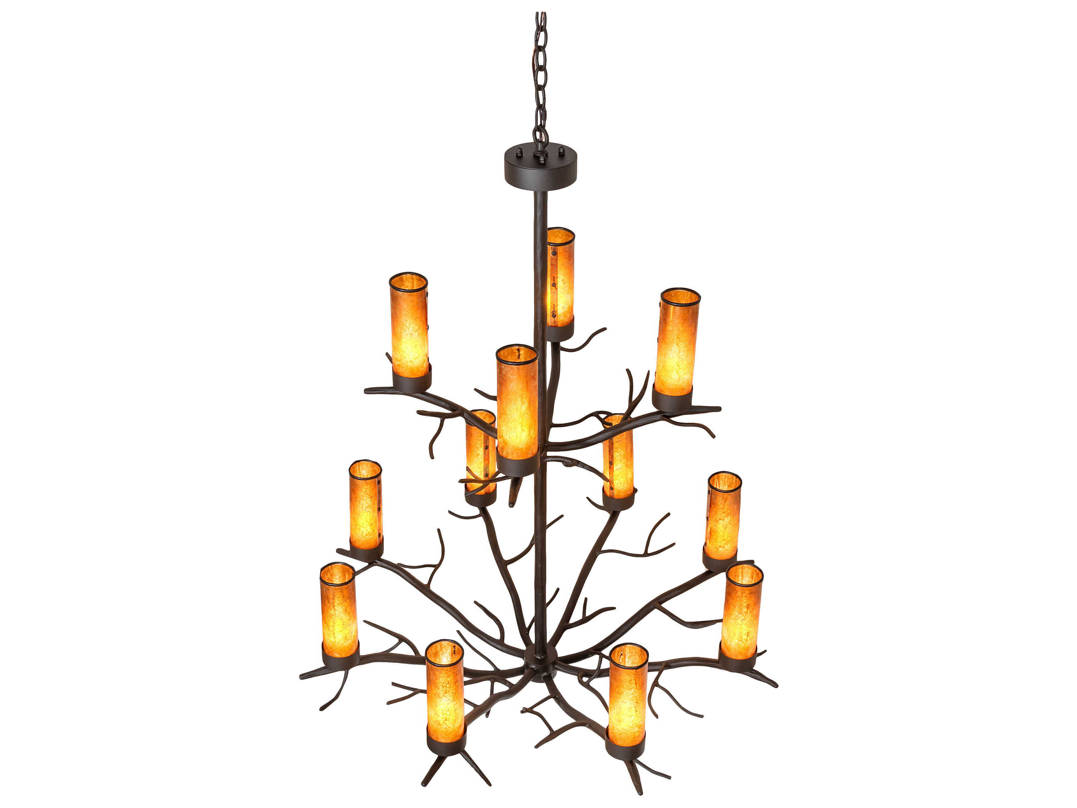 Meyda Winter Solstice 12-Light Oil Rubbed Bronze Chandelier