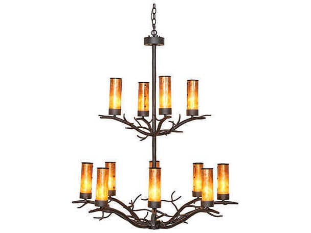 Meyda Winter Solstice 12-Light Oil Rubbed Bronze Chandelier