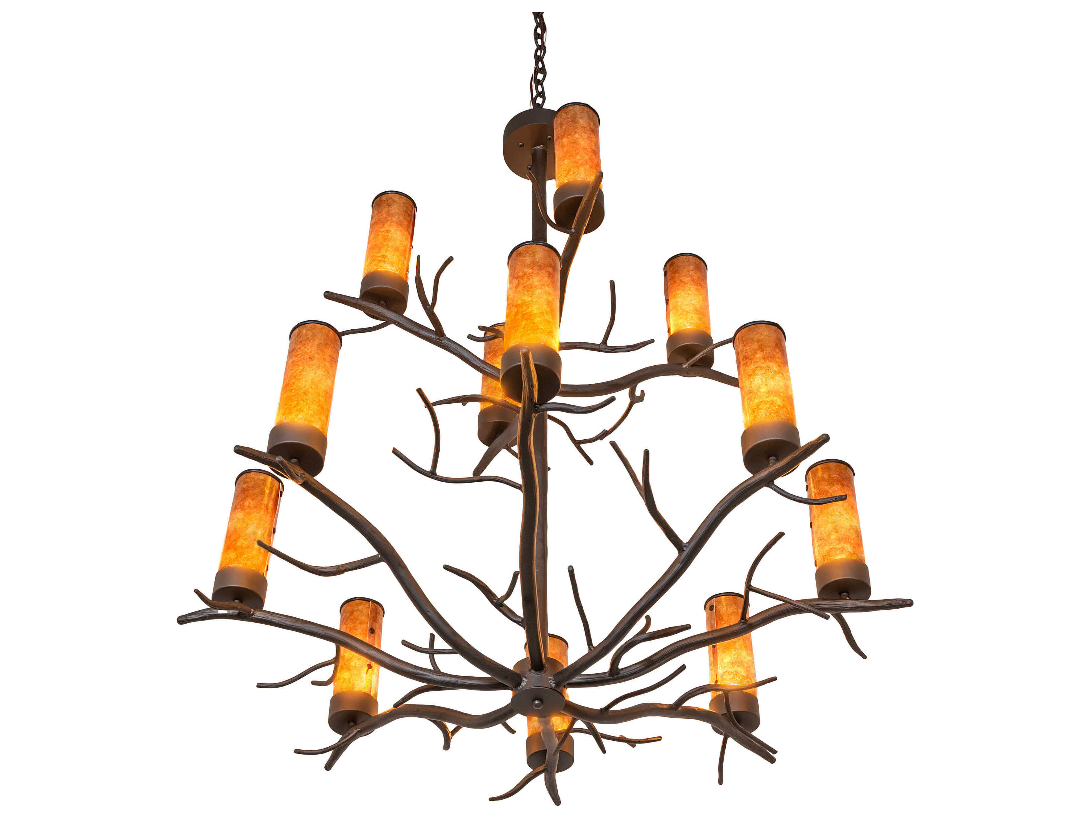 Meyda Winter Solstice 12-Light Oil Rubbed Bronze Chandelier