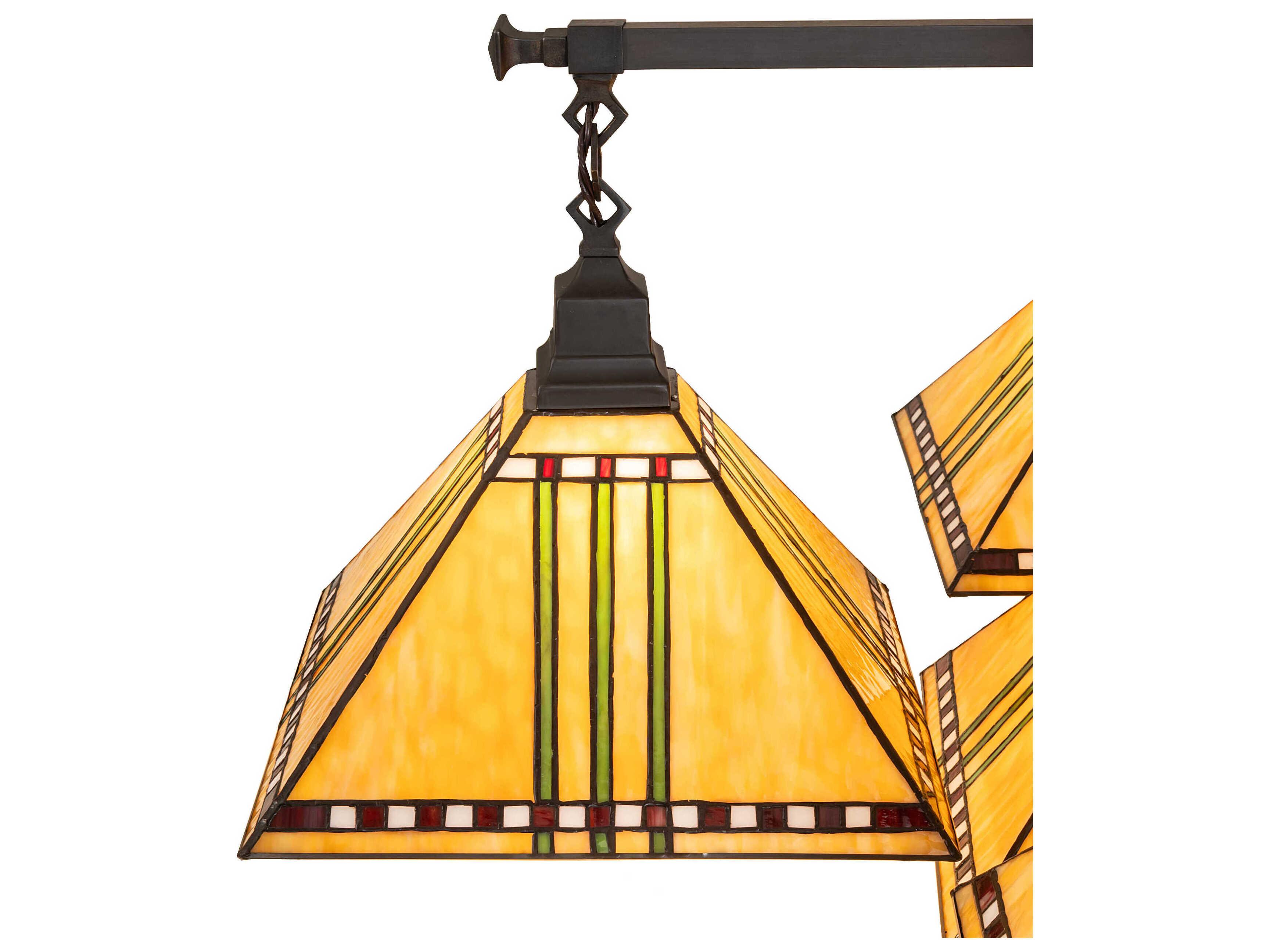 Meyda Prairie Corn 5-Light Craftsman Brown Traditional Empire Chandelier