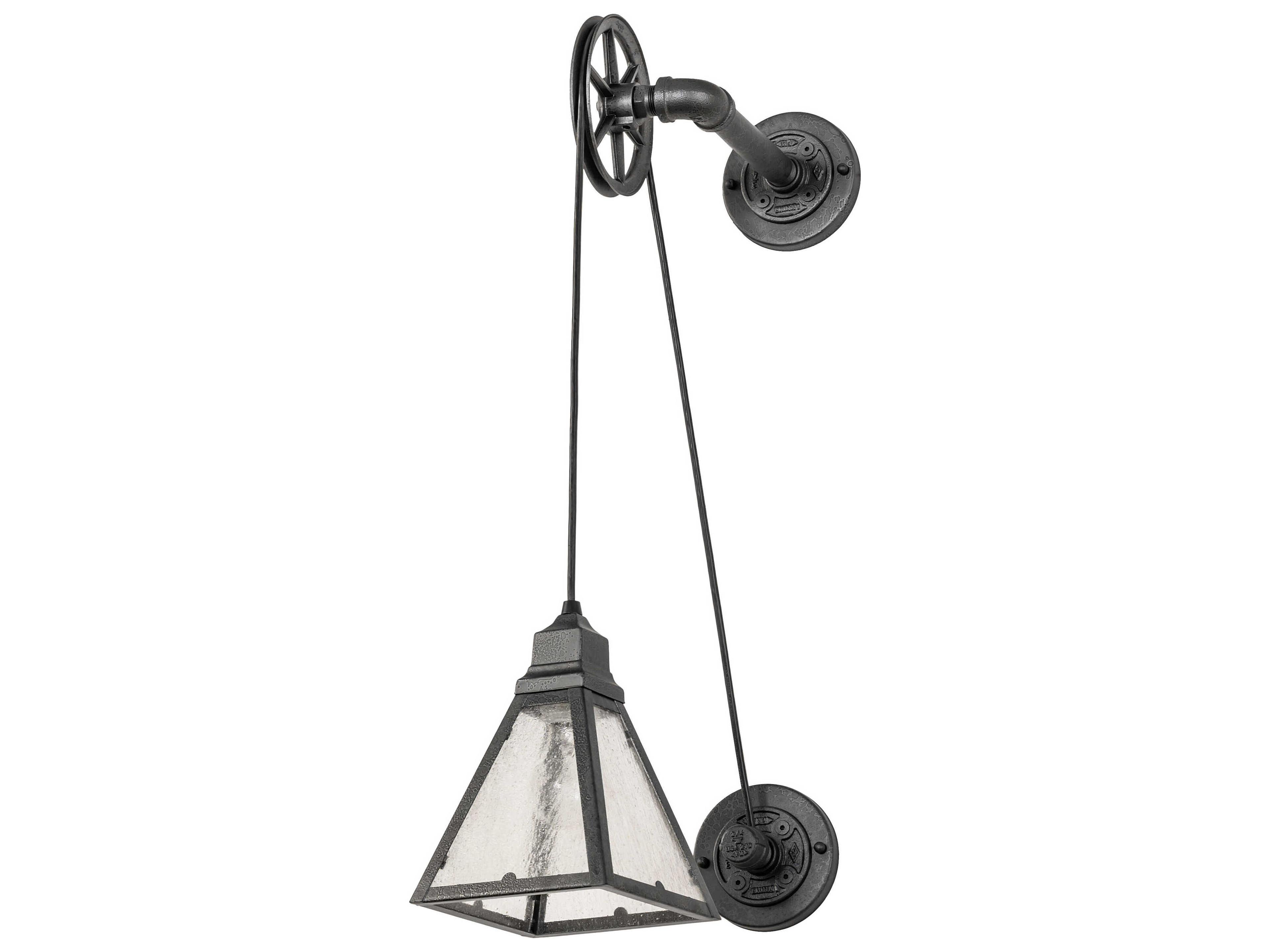 Meyda Arnage Barlett 1-Light Old Wrought Iron Wall Sconce