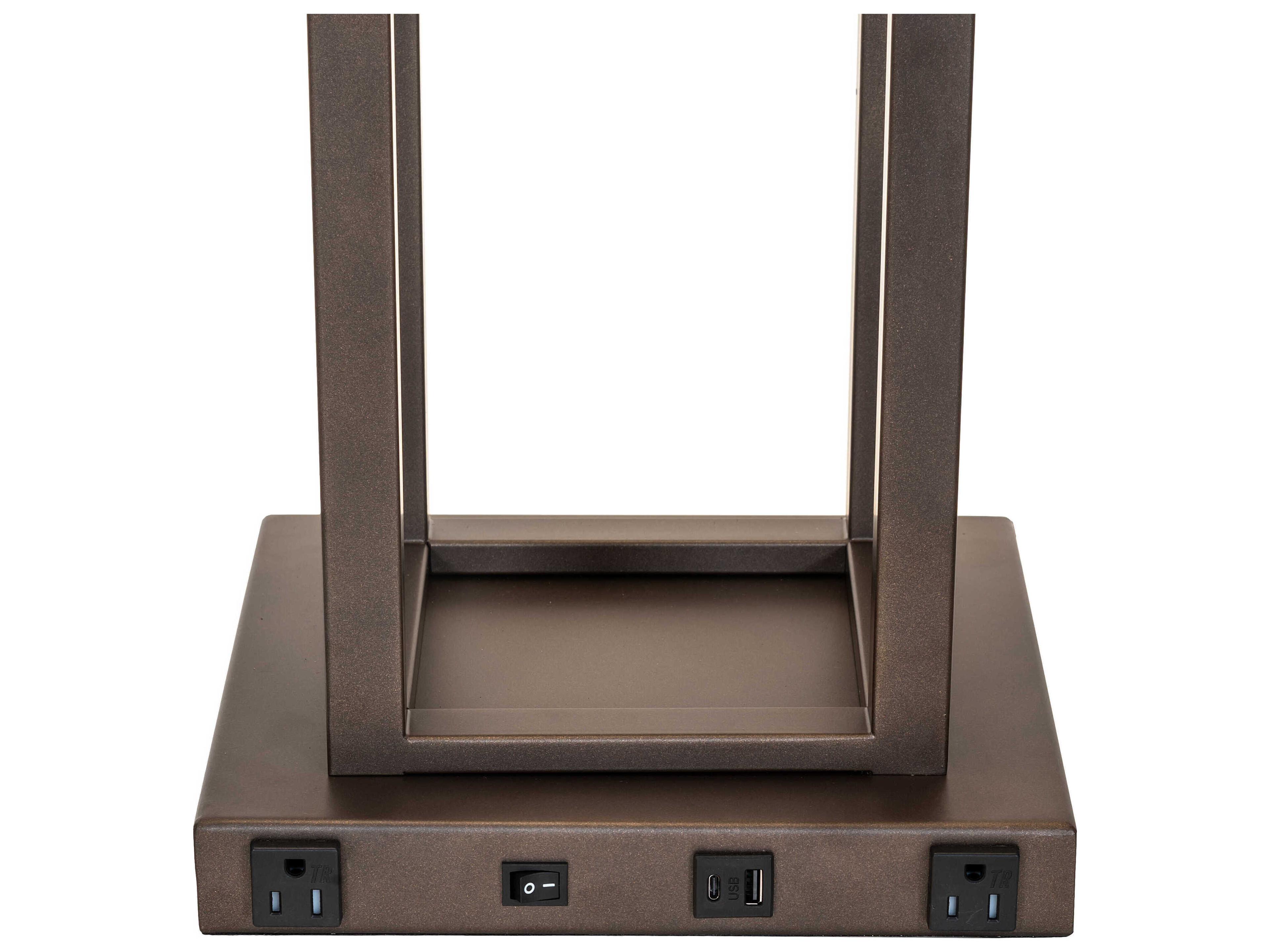 Meyda Mission 2-Light Tyler Bronze Table Base