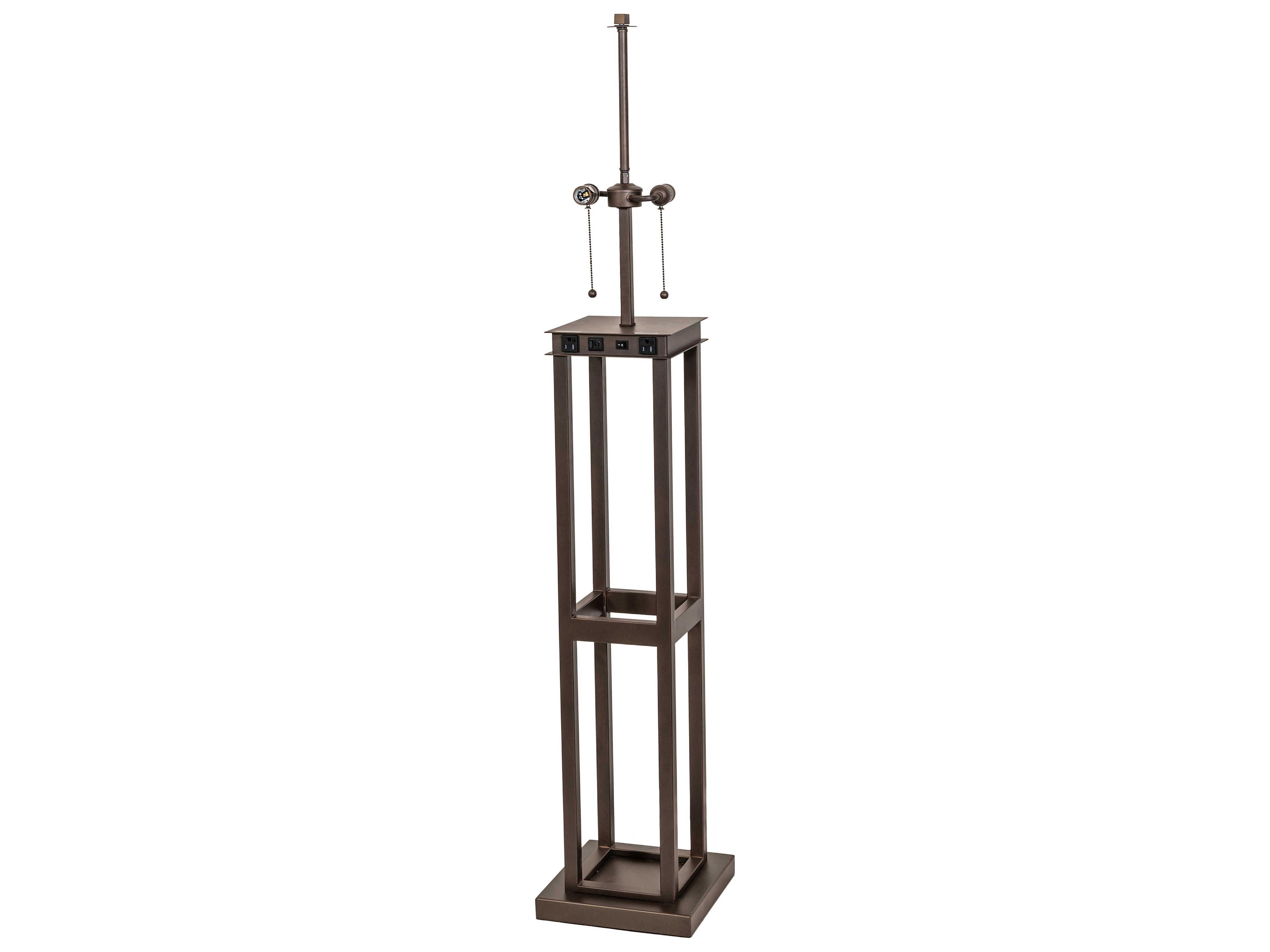 Meyda Mission 2-Light Tyler Bronze Table Base