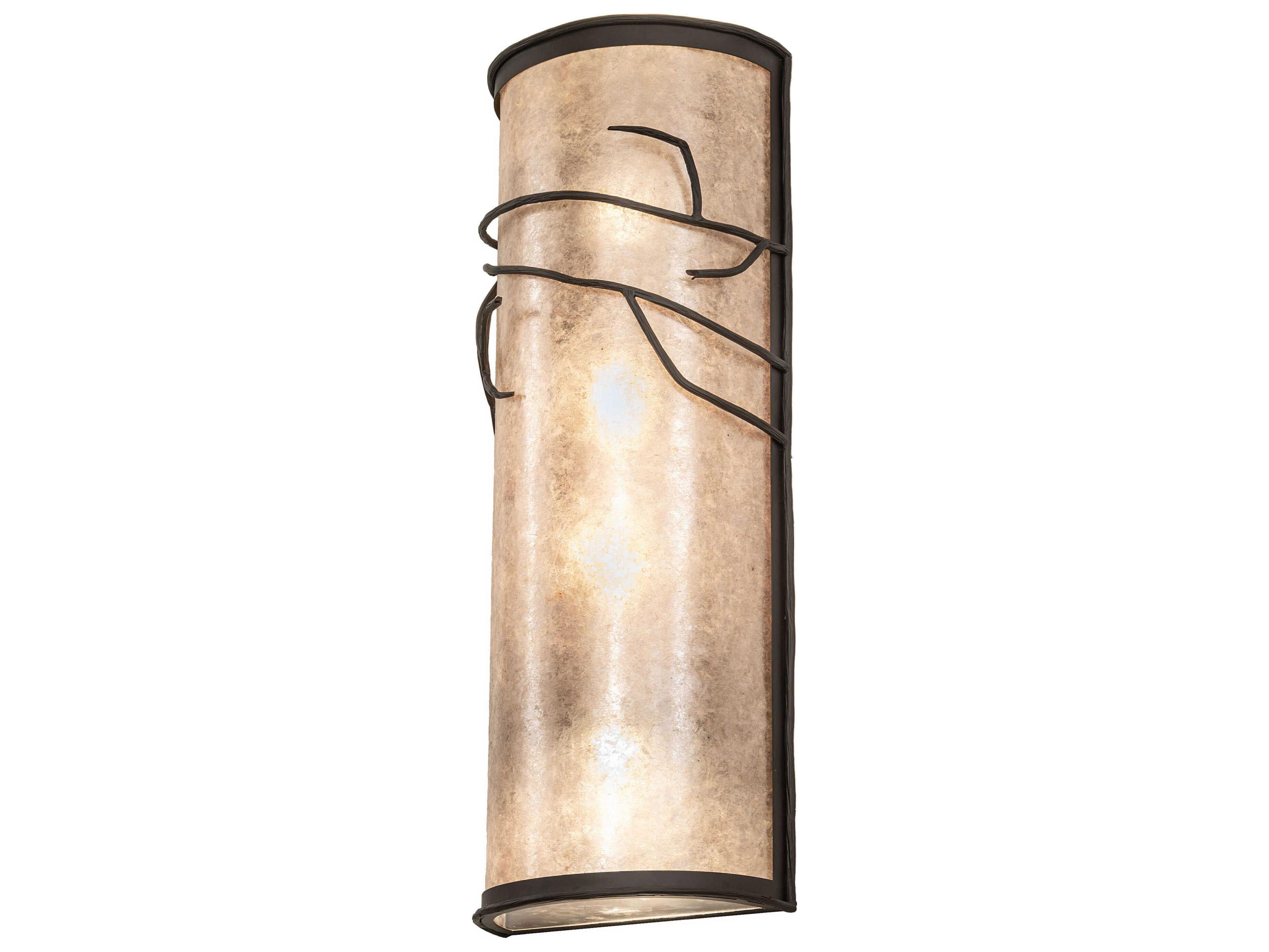 Meyda Branches 4-Light Oil Rubbed Bronze Wall Sconce