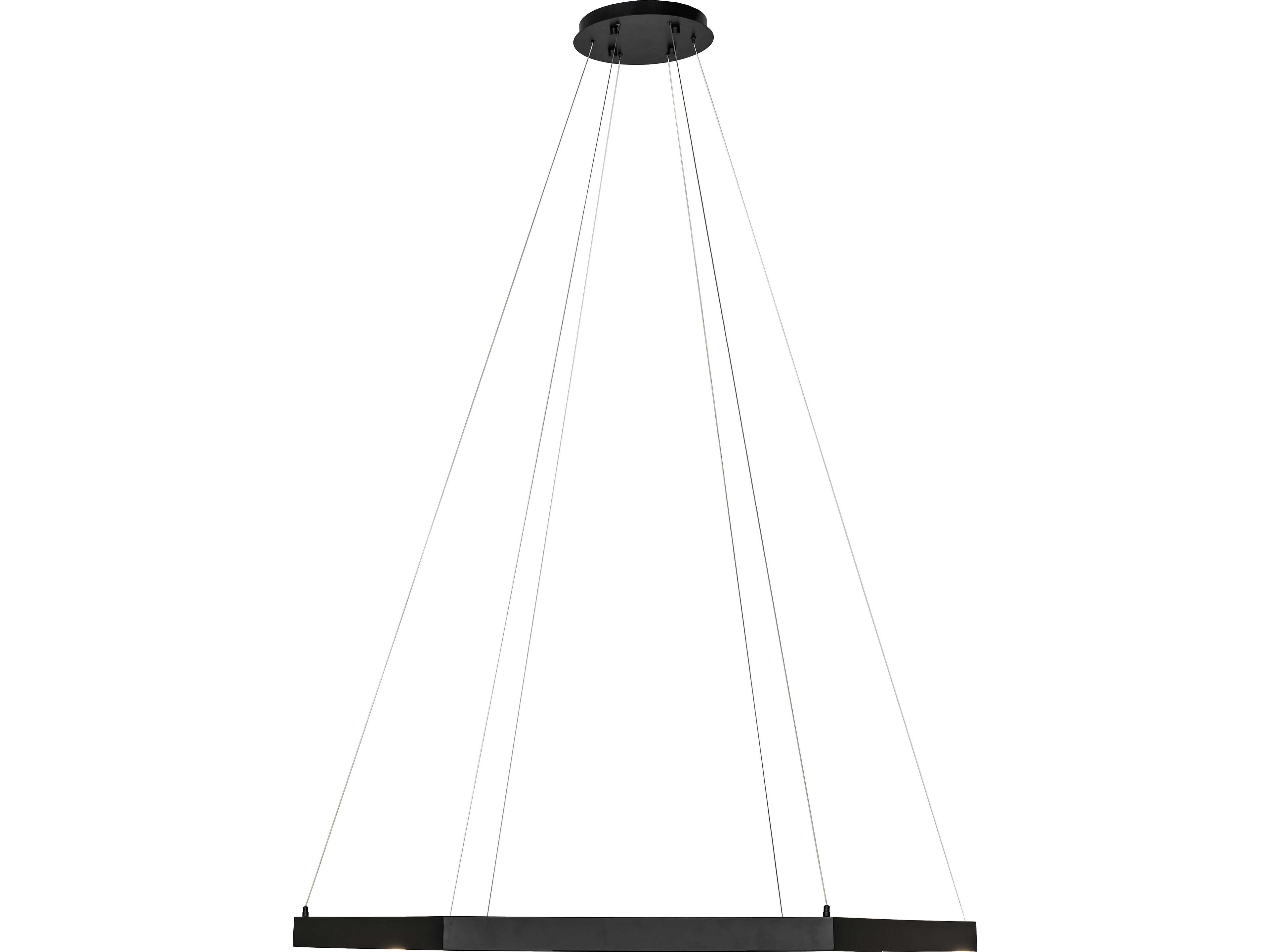 Meyda Anillo Statuario Idalight Black Geometric Pendant