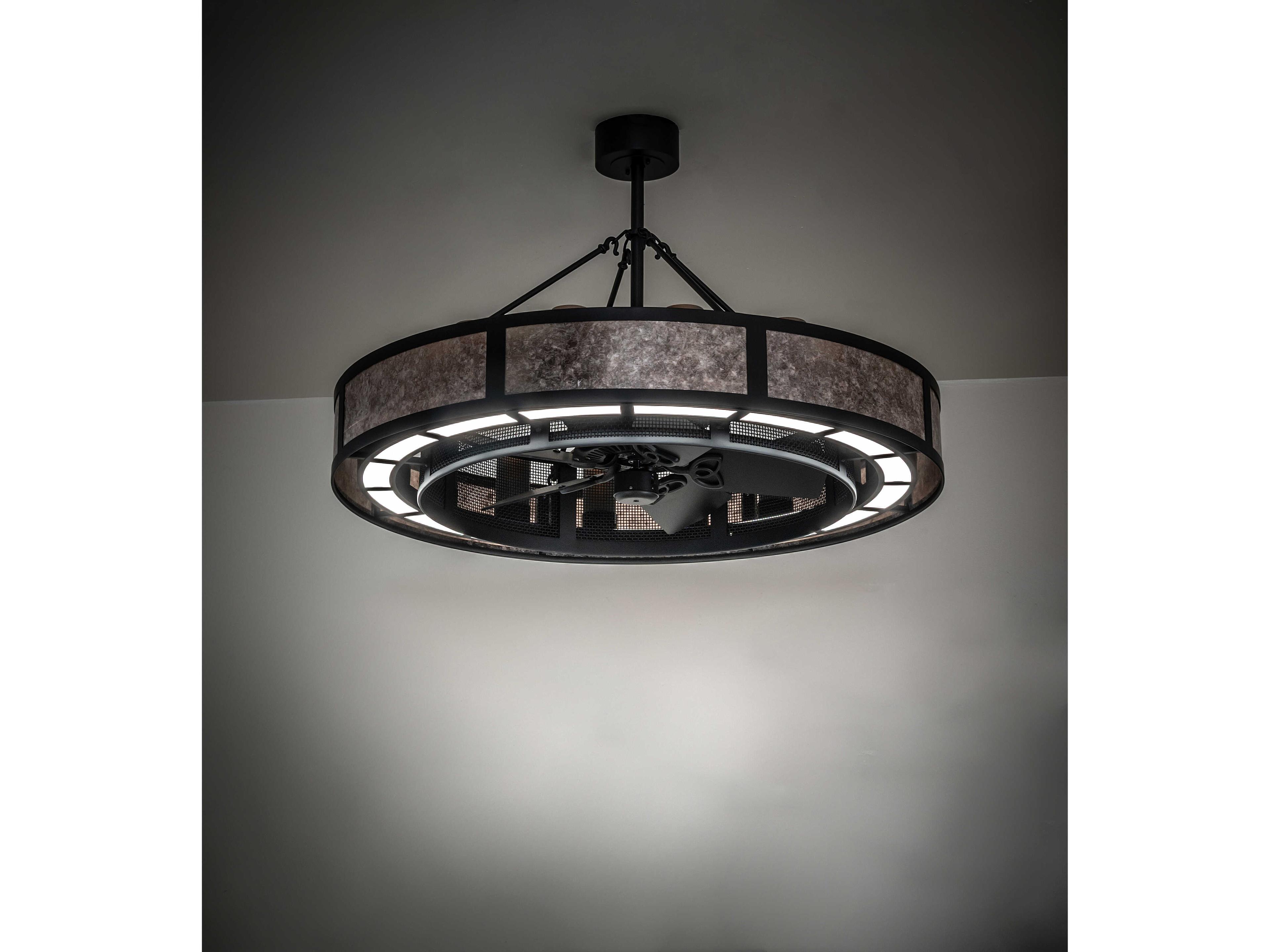 Meyda Smythe Craftsman Outdoor Ceiling Fans