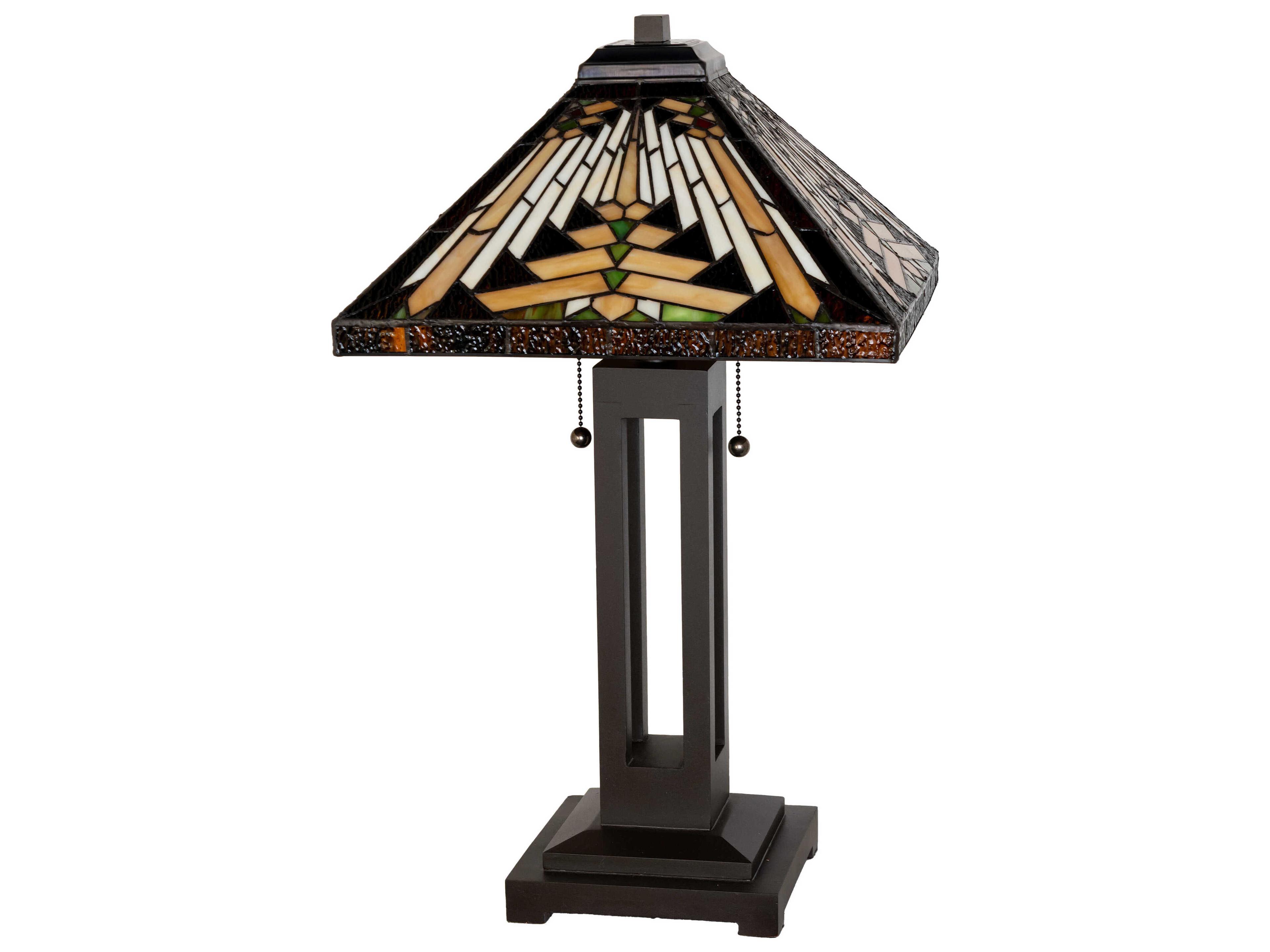 Meyda Nouveau 2-Light Table Lamp