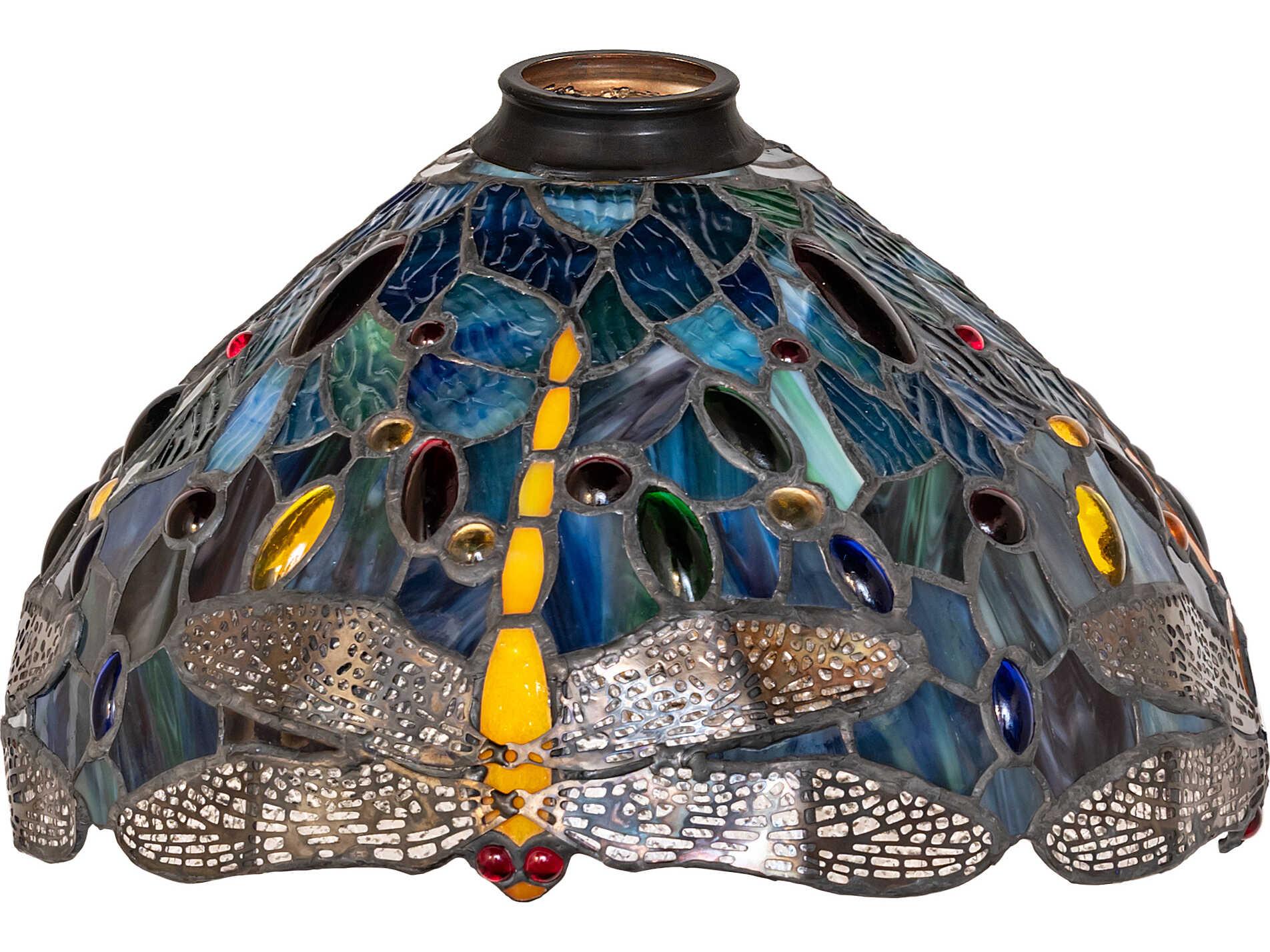 Meyda Tiffany Hanging Head Dragonfly Stained Glass