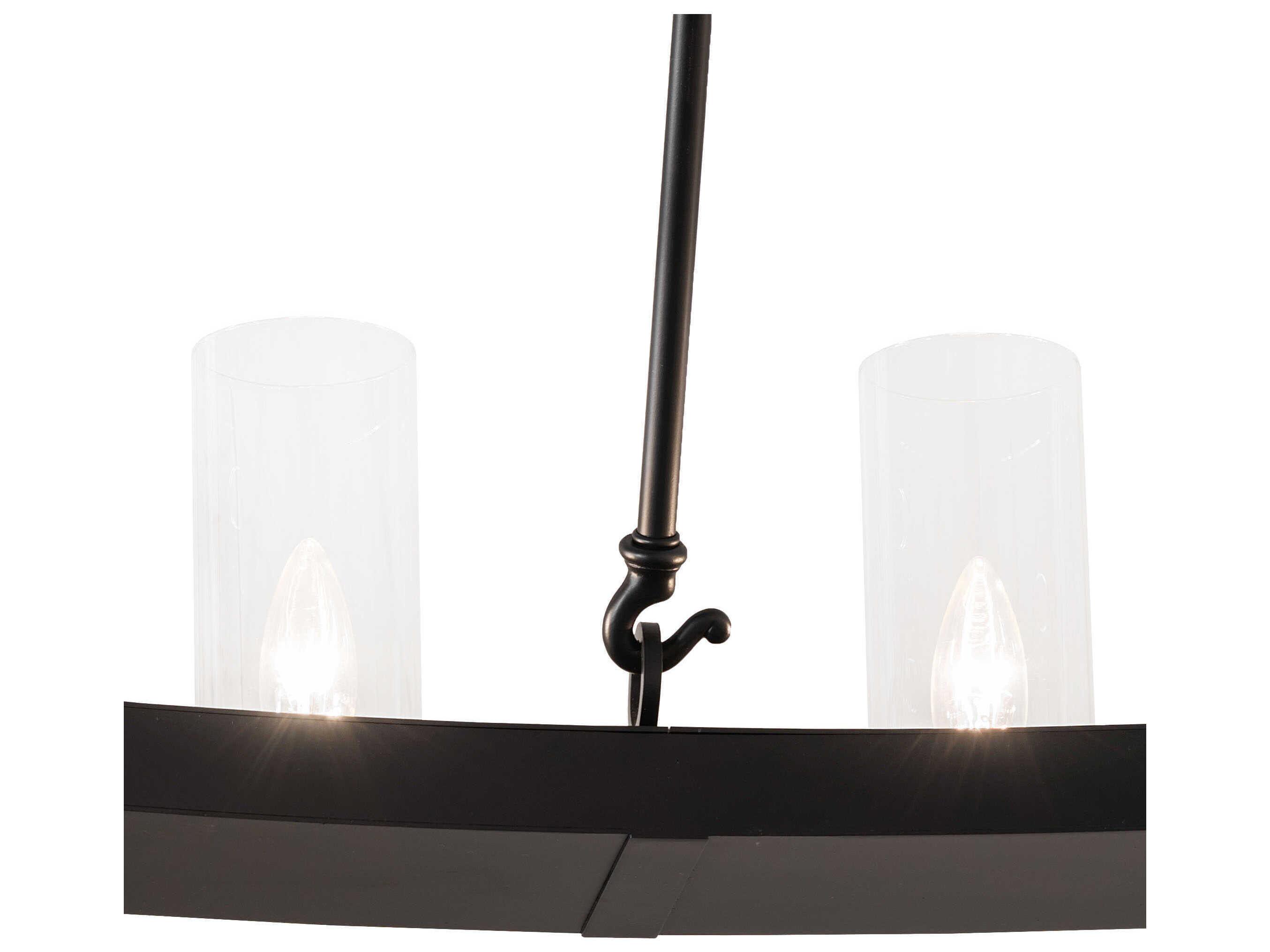 Meyda Loxley 24-Light Solar Black Chandelier