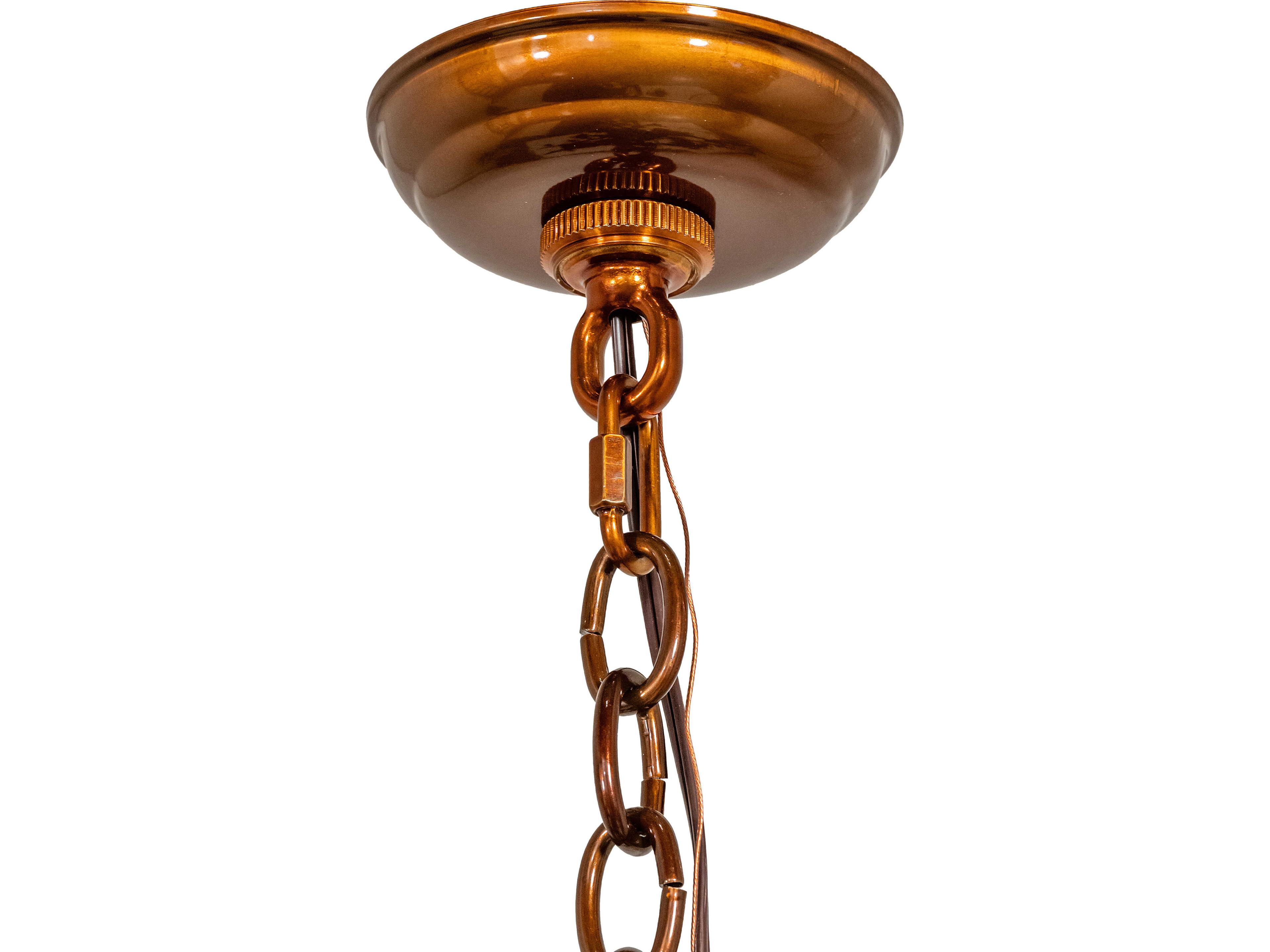 Meyda Acorn Branch 1-Light Bronze Chandelier
