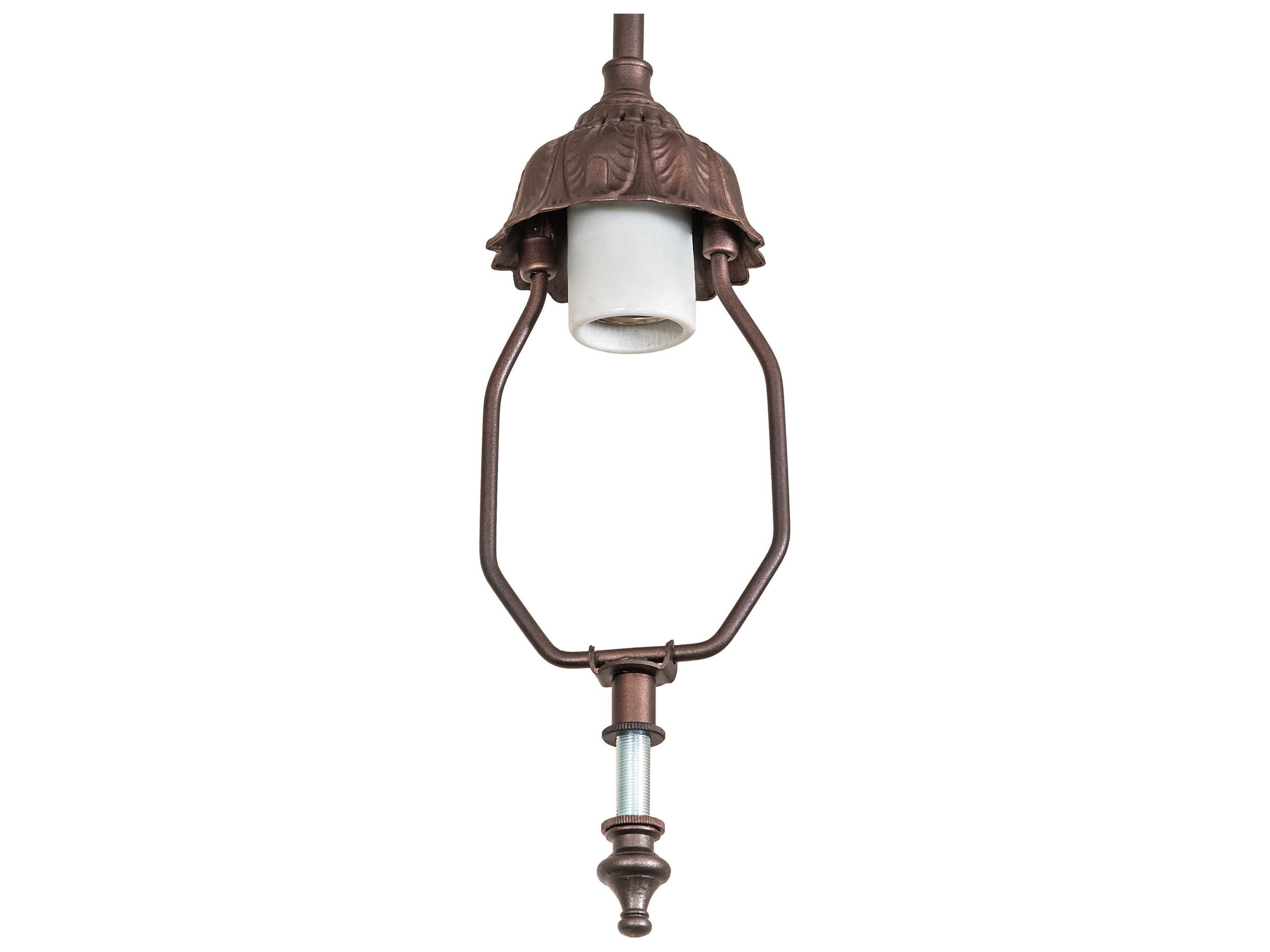 Meyda 1-Light Mahogany Bronze Mini Pendant