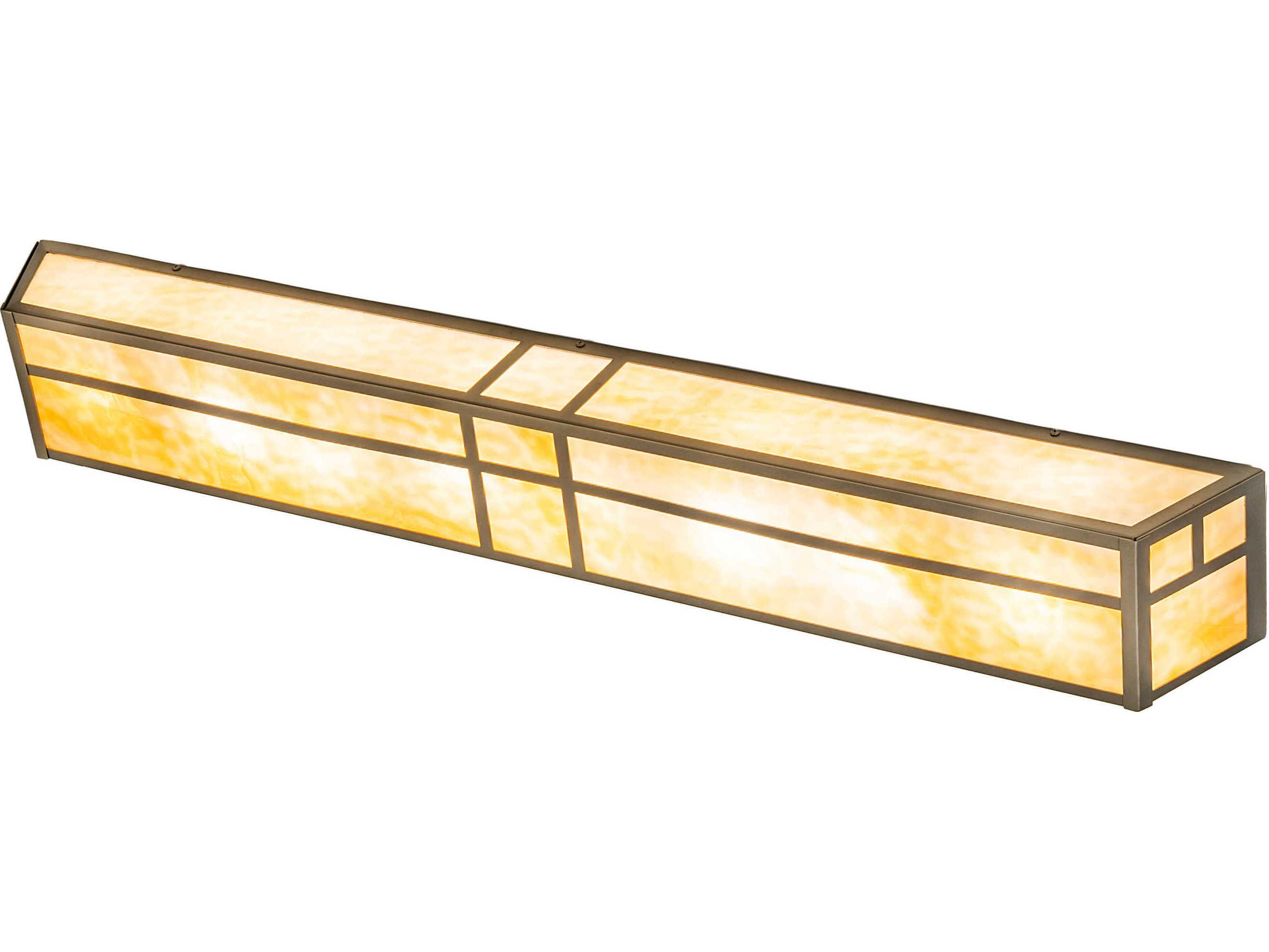 Meyda Hyde Park 8-Light Champagne Vanity Light